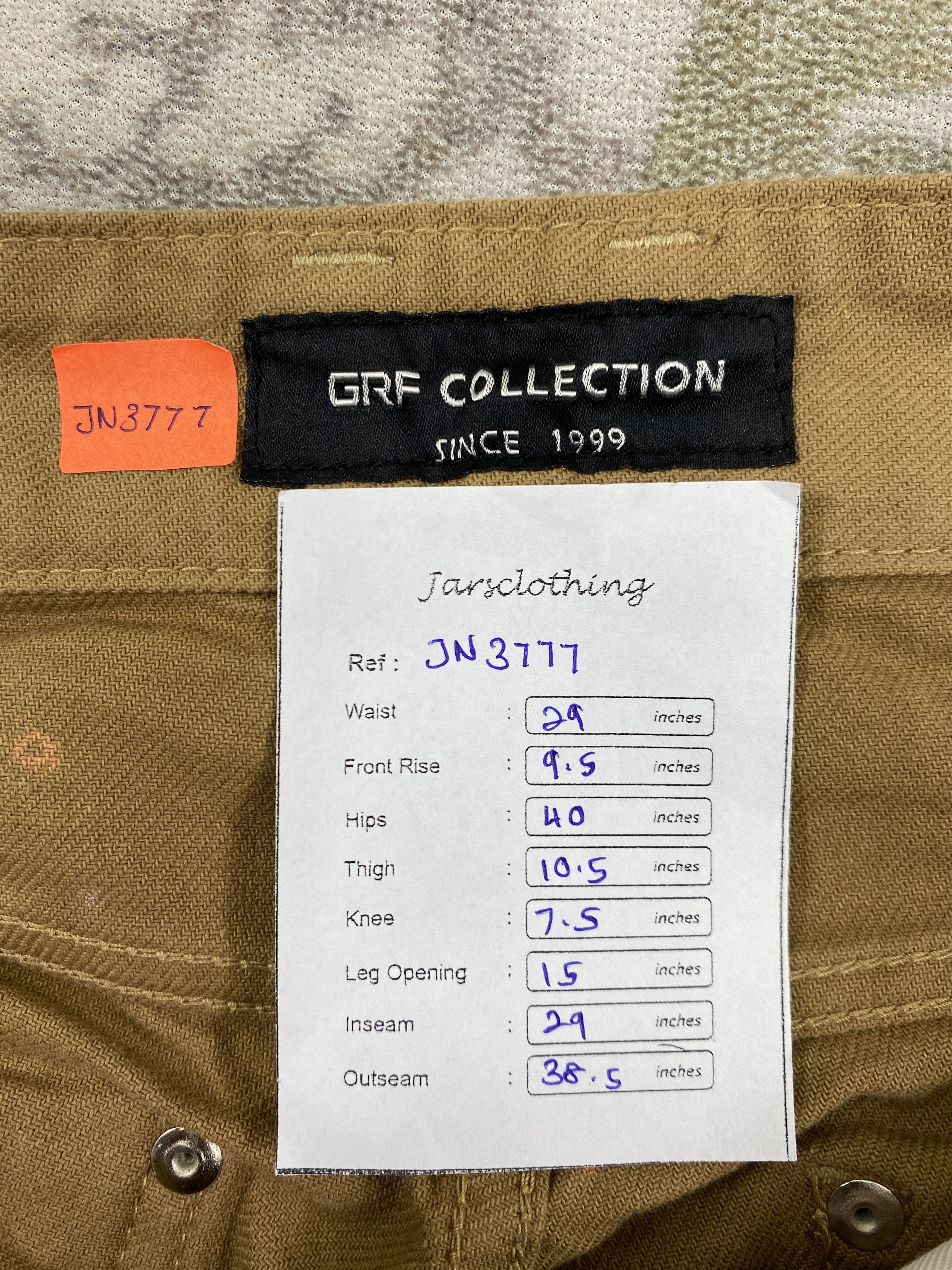 Japanese Brand Brown Vintage Grf Jeans 29x29 Denim- JN3777 Size US 29 - 9 Thumbnail