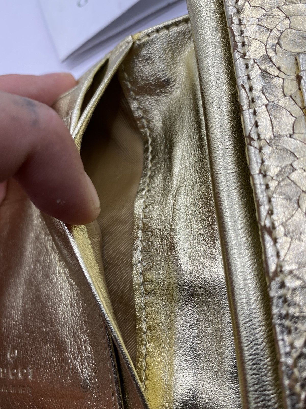 Gucci Gucci vintage gold wallets Size ONE SIZE - 6 Thumbnail