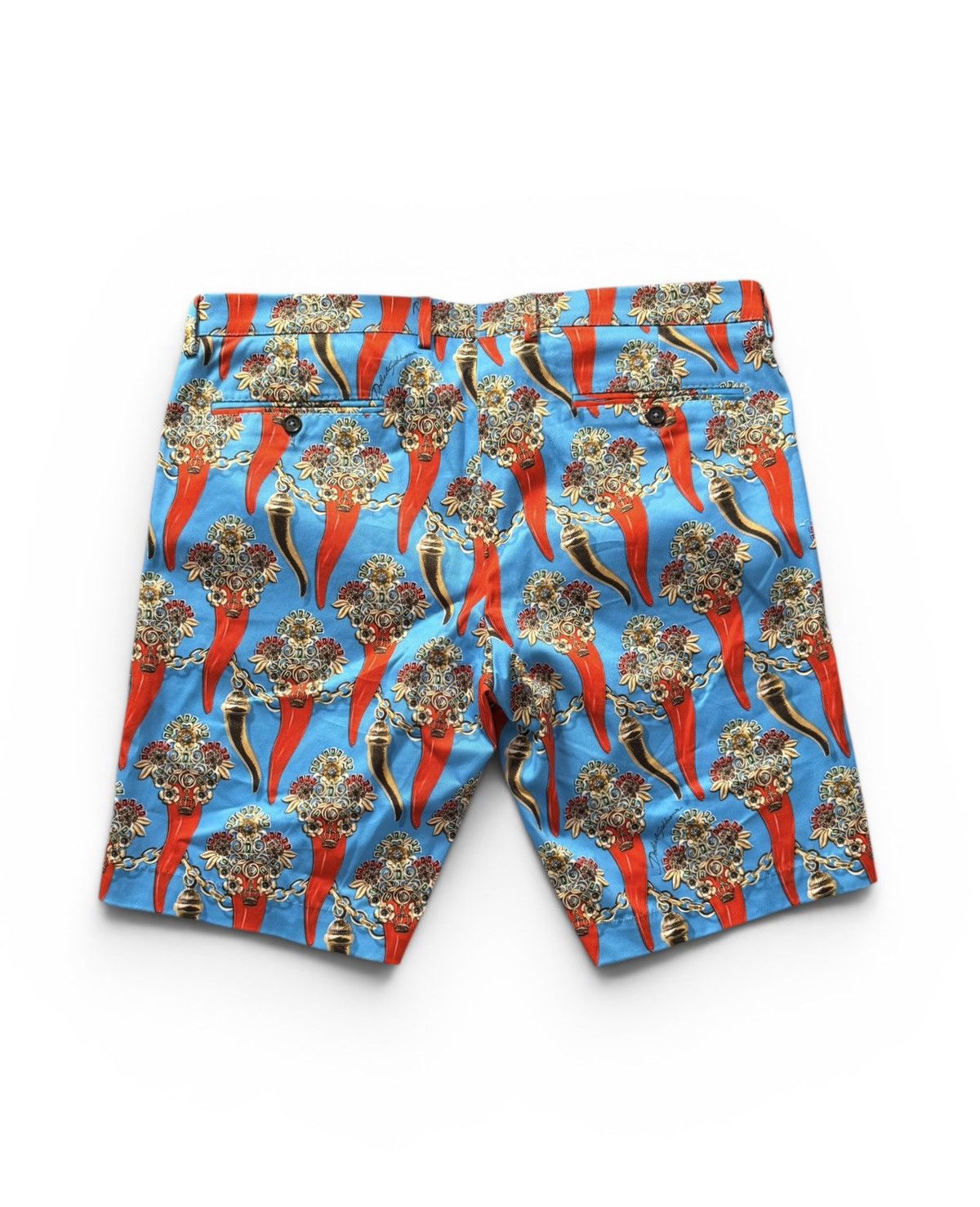 Dolce & Gabbana Dolce Gabbana Italian Horn Bermuda Shorts Size US 36 / EU 52 - 2 Thumbnail