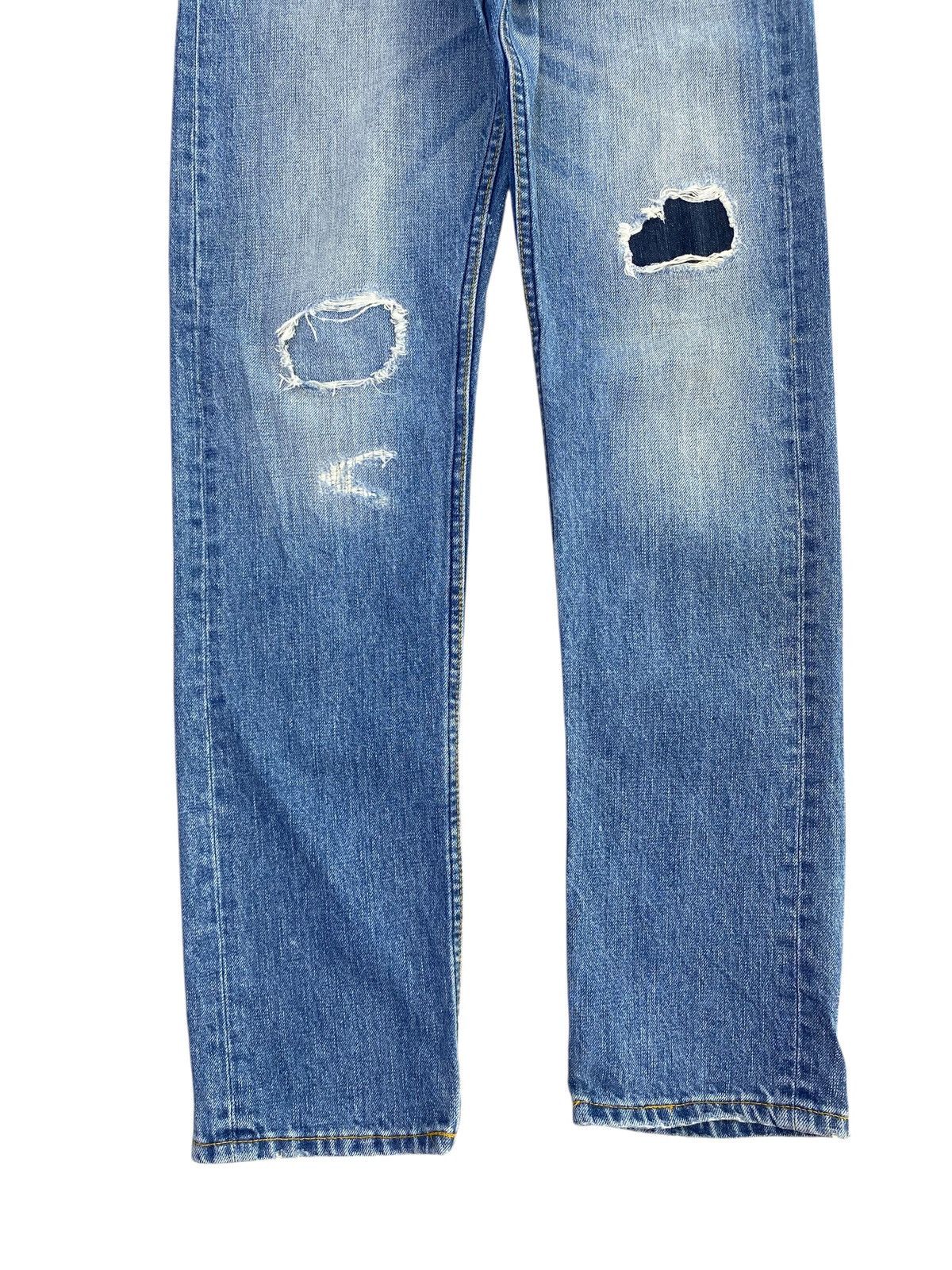 Other Stooge & Co Faded Wash Style Ripped Patchwork Jeans Size US 30 / EU 46 - 9 Thumbnail