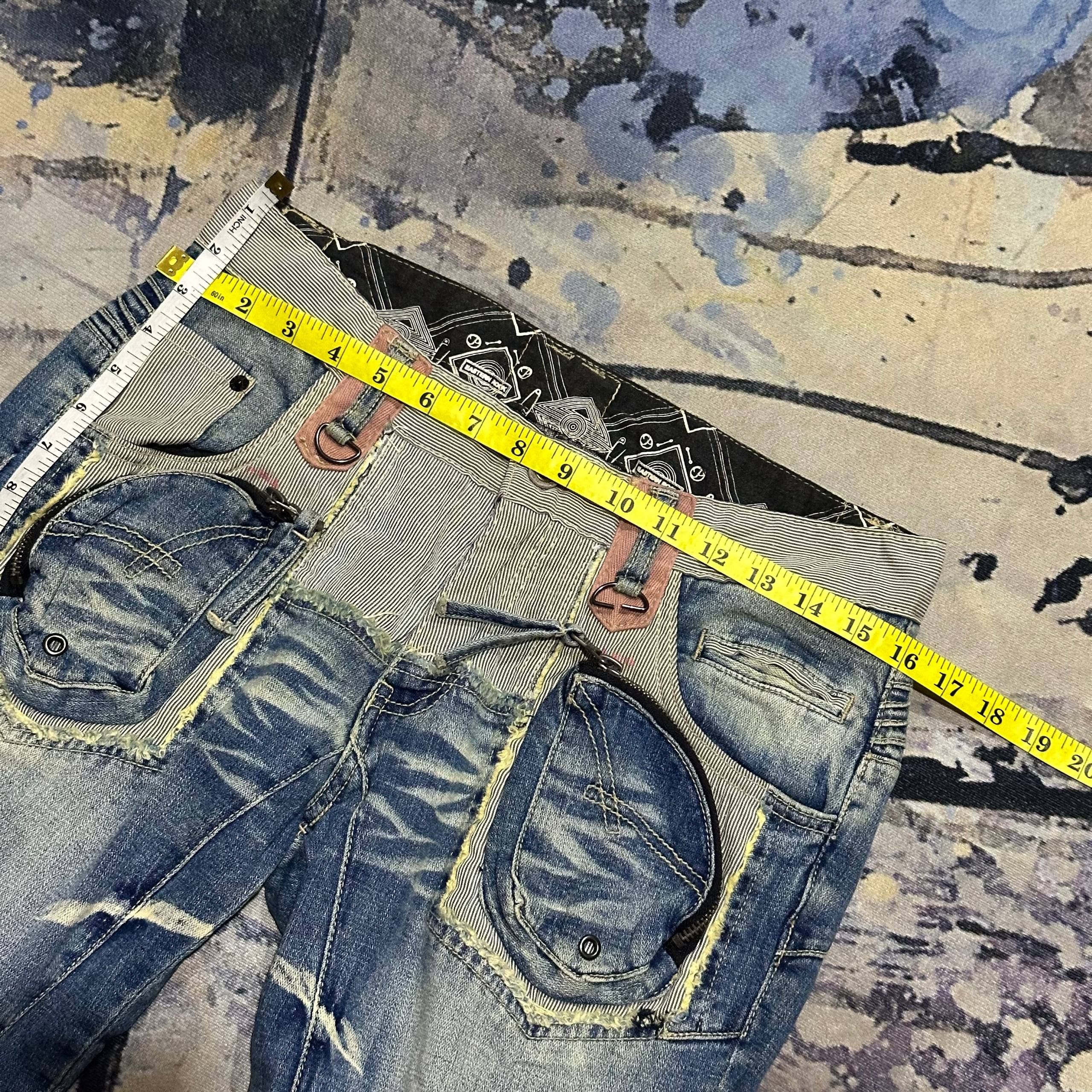PPFM 2000s PPFM Eastern Rock Punk Denim Jeans Size US 32 / EU 48 - 15 Thumbnail