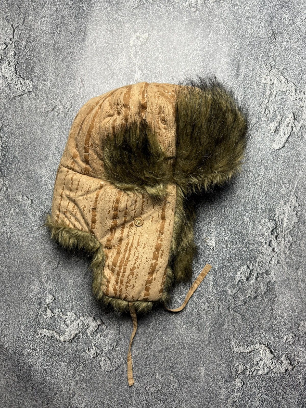 Other Y2K Faux Fur Ushanka Vintage Fuzzy Warm Trapper Hat Size ONE SIZE - 1 Thumbnail