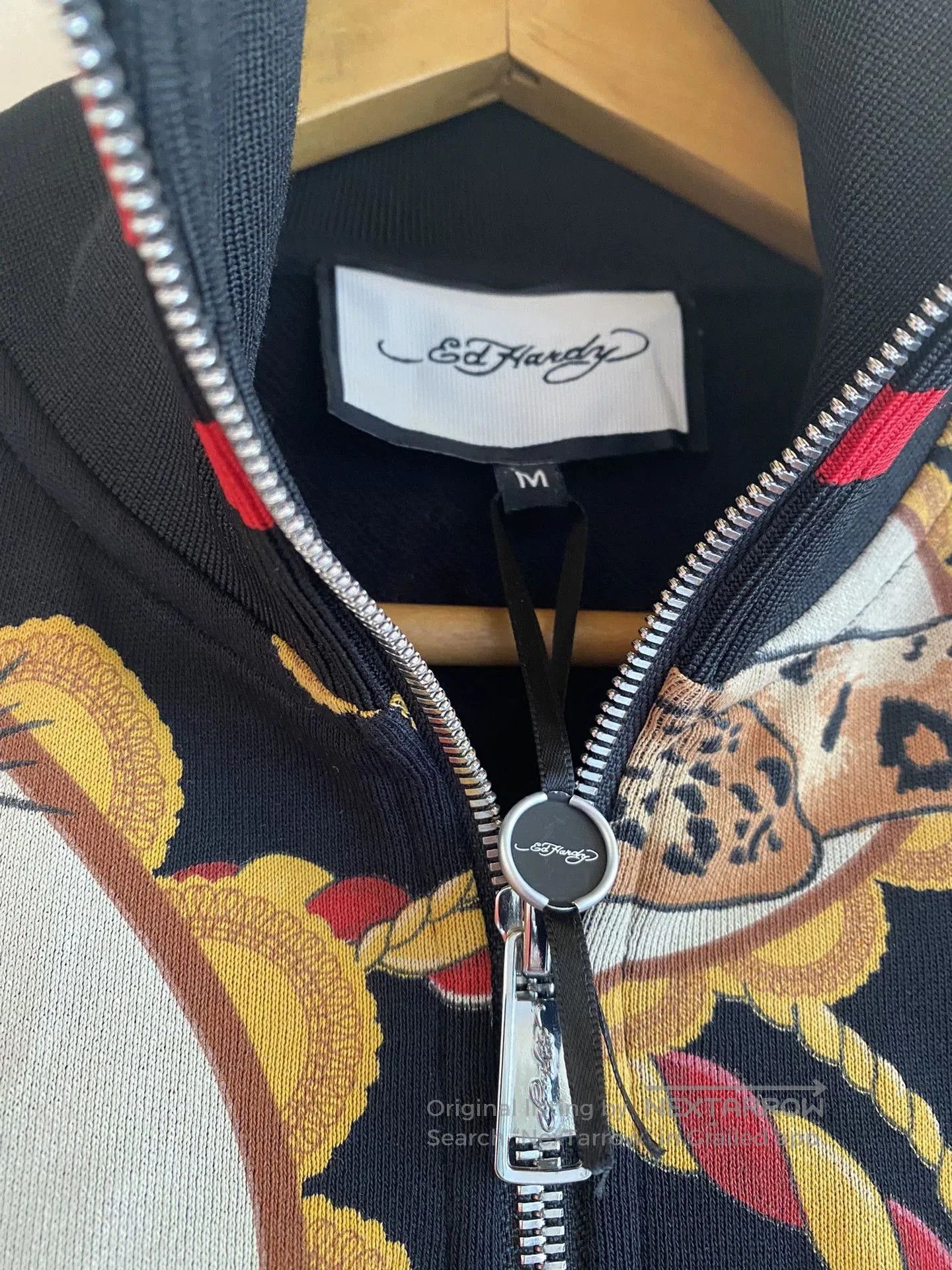 Ed Hardy Ed Hardy Men's Zip Diamond Sweatshirt. Size US M / EU 48-50 / 2 - 3 Thumbnail