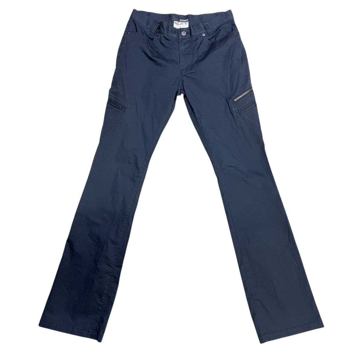 Japanese Brand × Katharine Hamnett London × Vintage Vintage Katharine Hamnett Punk Bootcut Pants Size 28" / US 6 / IT 42 - 1 Thumbnail