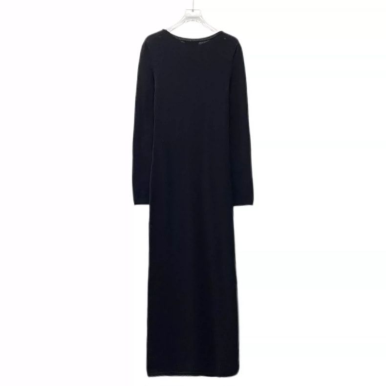 Saint Laurent Paris Saint Laurent Paris Black side strap split wool long sleev Size S / US 4 / IT 40 - 2 Thumbnail