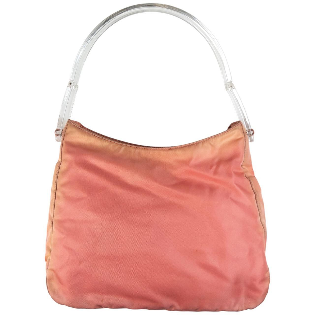 Prada Vintage Prada Clear Handle Shoulder Bag Size ONE SIZE - 3 Thumbnail