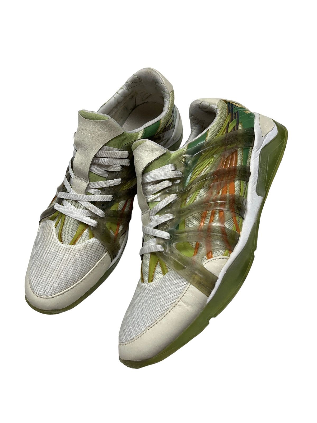 Alexander McQueen × Puma Alexander McQueen x Puma Ribcage Leather Sneakers Size US 10 / EU 43 - 2 Thumbnail