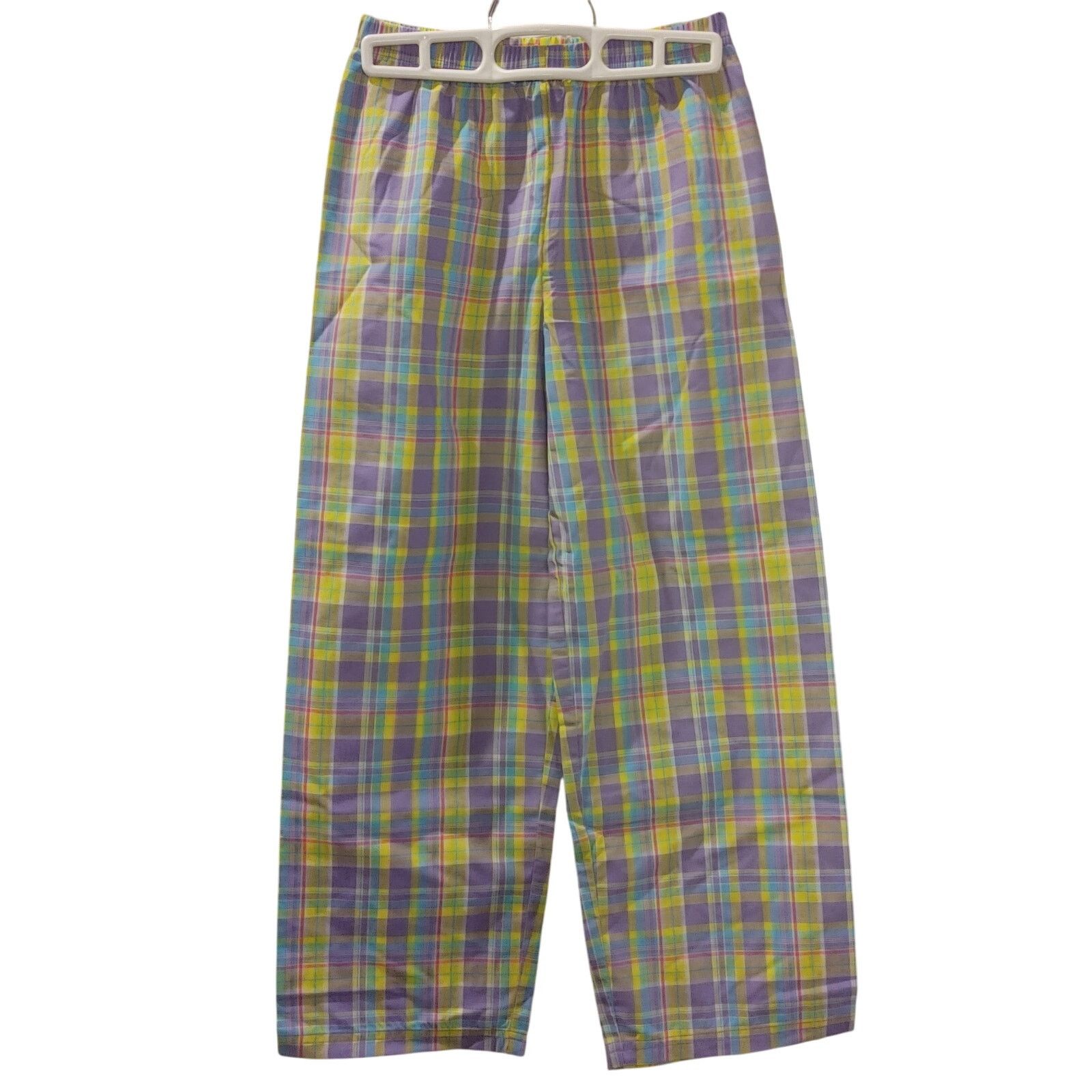 Other Carter's Women's 10 Stretch Yellow/Purple/Blue Plaid Pants Size 32" / US 10 / IT 46 - 1 Thumbnail