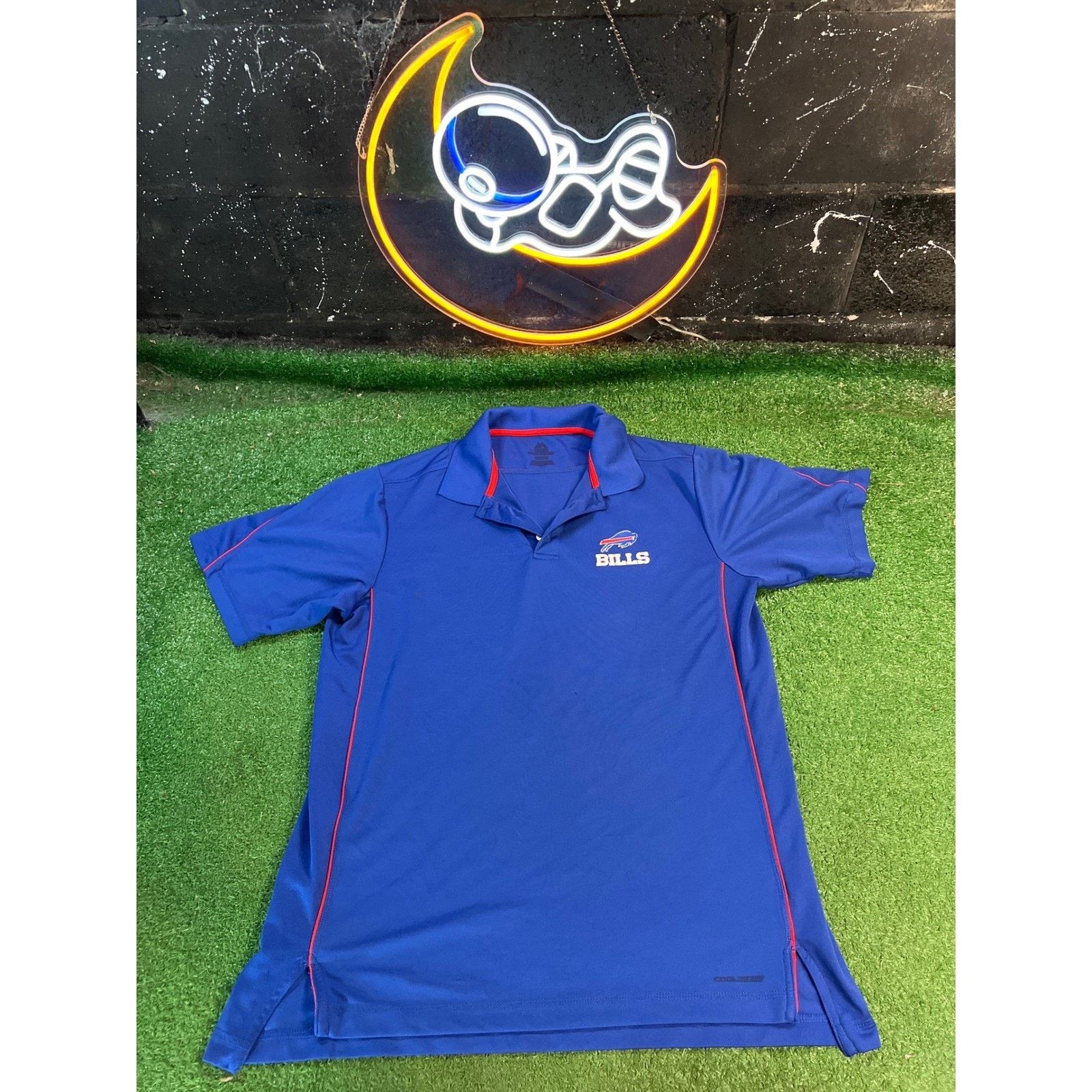 Antigua Buffalo Bills NFL Polo Shirt Men's Blue Short Sleeve Size XL Size US XL / EU 56 / 4 - 1 Thumbnail