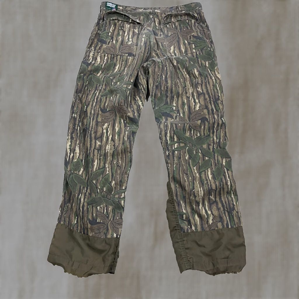 SafTbak VINTAGE SafTbak Camo Pants Men 34x30 Canvas Brown 5-Pocket Cargo 80s 90s Hunting Mens Size US 34 / EU 50 - 1 Thumbnail