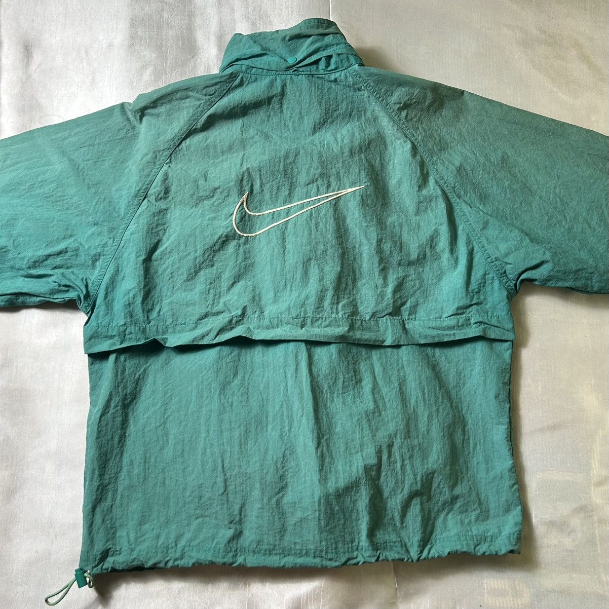 Nike Vintage 90s Nike Big Swoosh Windbreaker Jacket Size US M / EU 48-50 / 2 - 4 Thumbnail