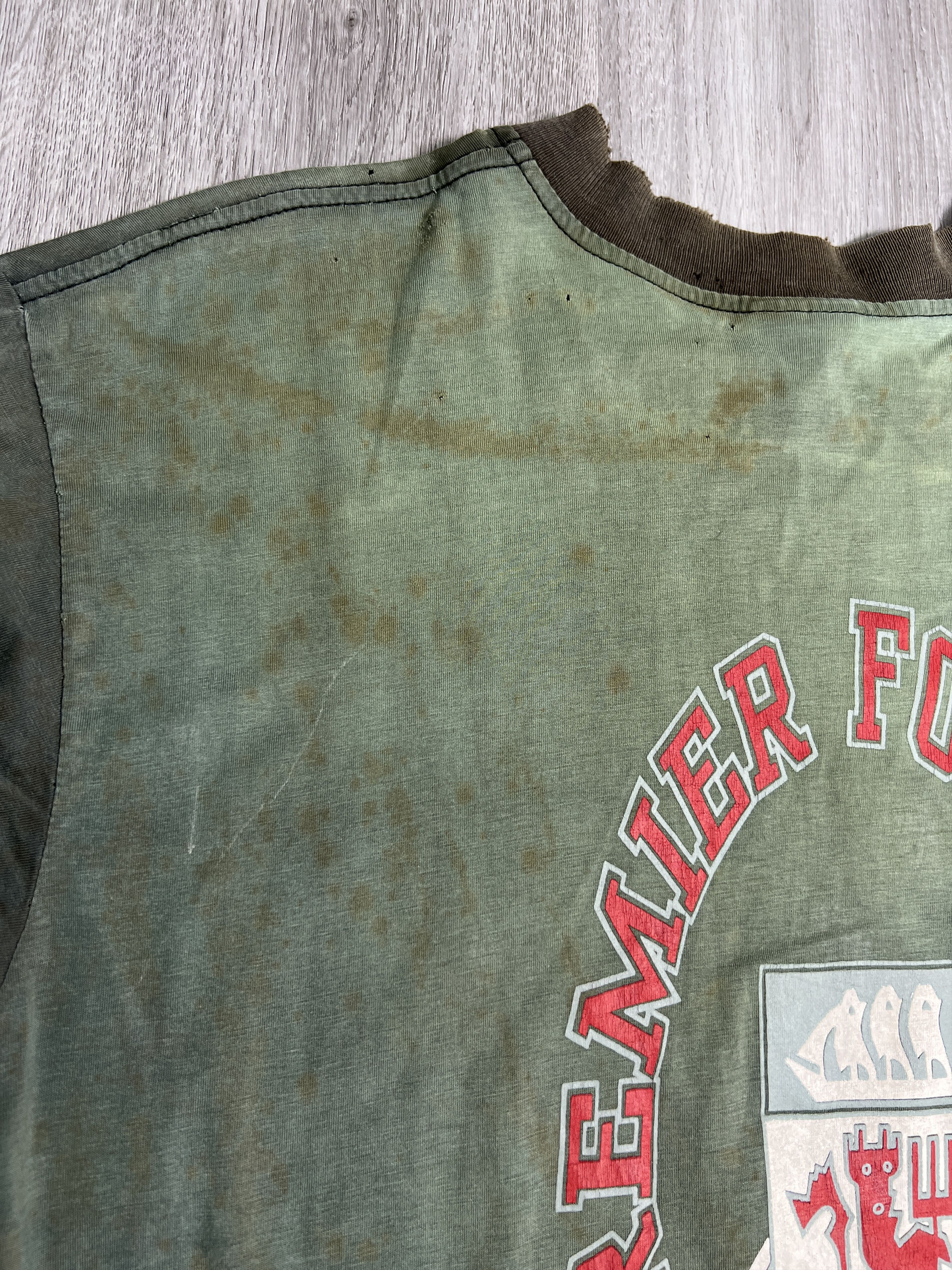 Vintage Vintage 90s Manchester United Fan Made Tee GTME625 Size US L / EU 52-54 / 3 - 14 Thumbnail