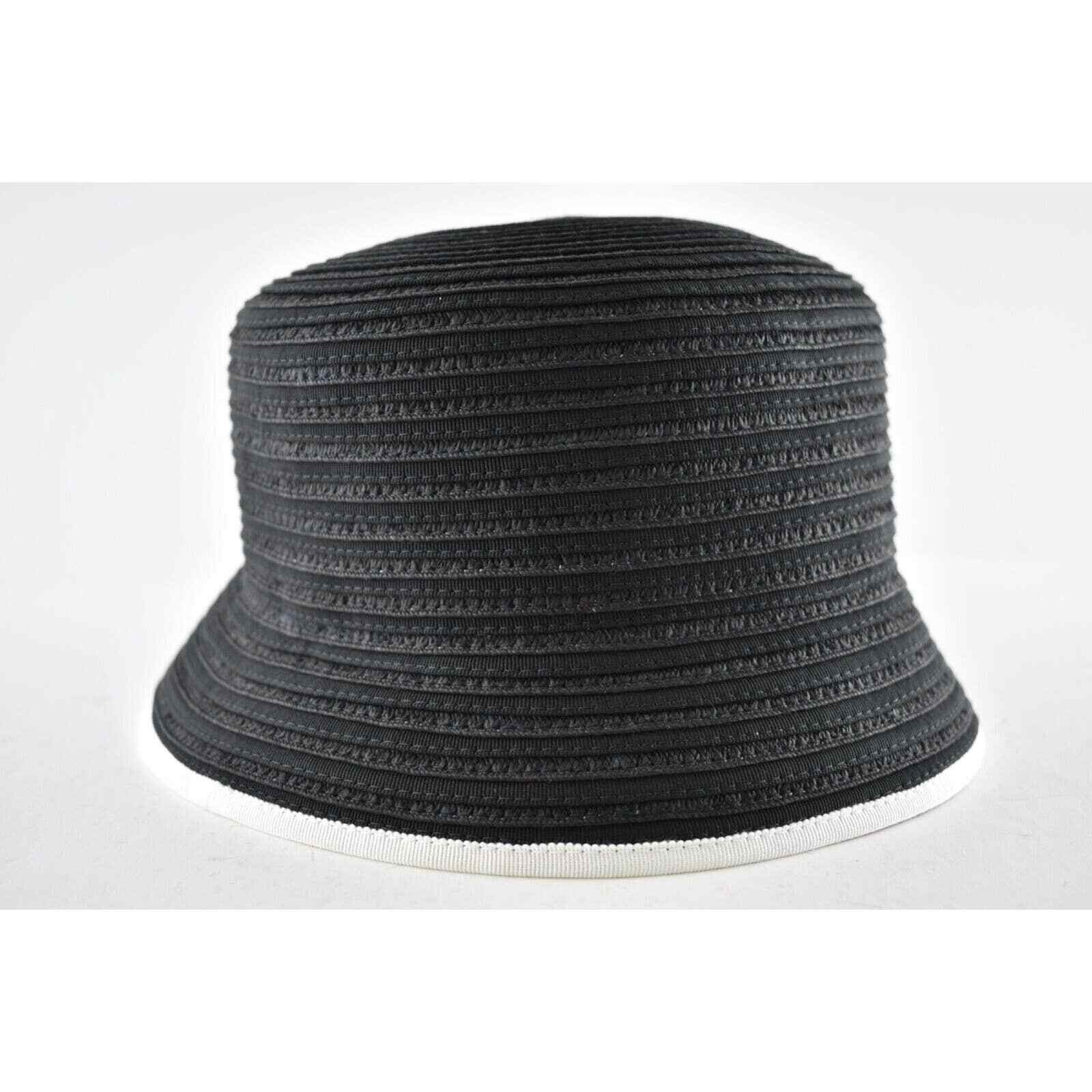 Chanel Chanel Raffia CC Crochet Logo Sun Cloche Bucket Hat Small S Size ONE SIZE - 6 Thumbnail