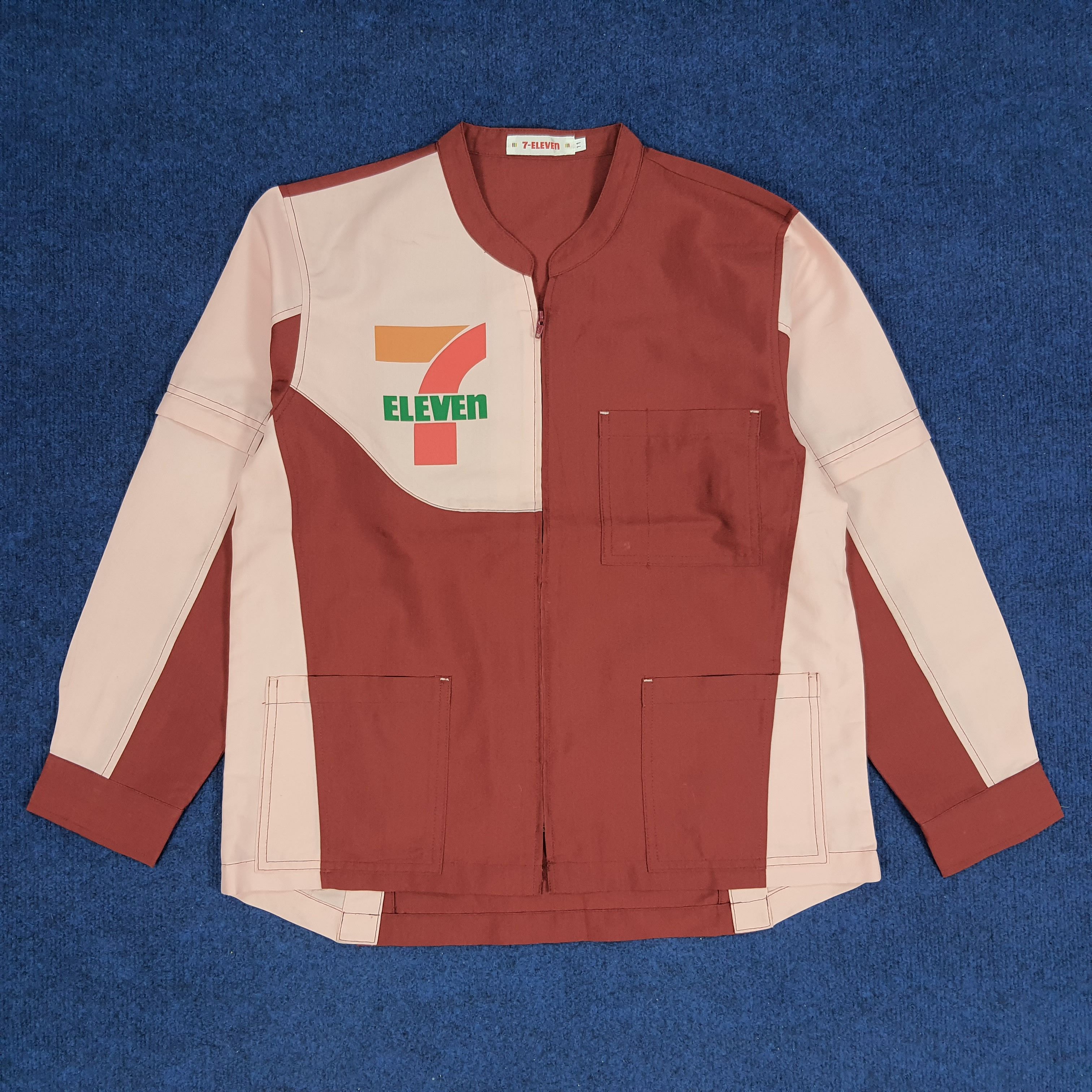 Japanese Brand × Vintage Vintage 7 Eleven Staff Japanese Brand Workwear Uniform Size US M / EU 48-50 / 2 - 1 Thumbnail