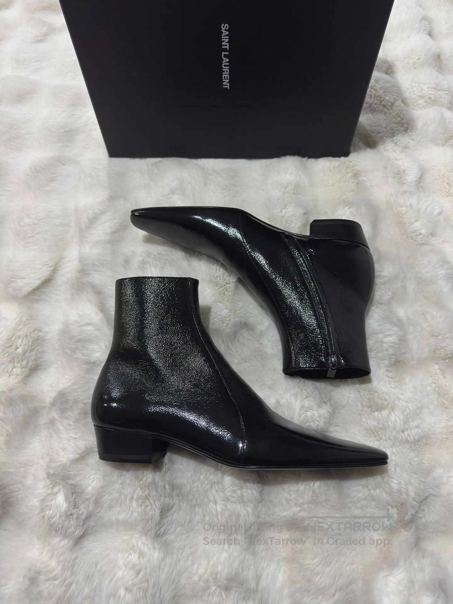 Saint Laurent Paris Saint Laurent RAINER Wrinkled Show Boots. Size US 9 / EU 42 - 8 Thumbnail