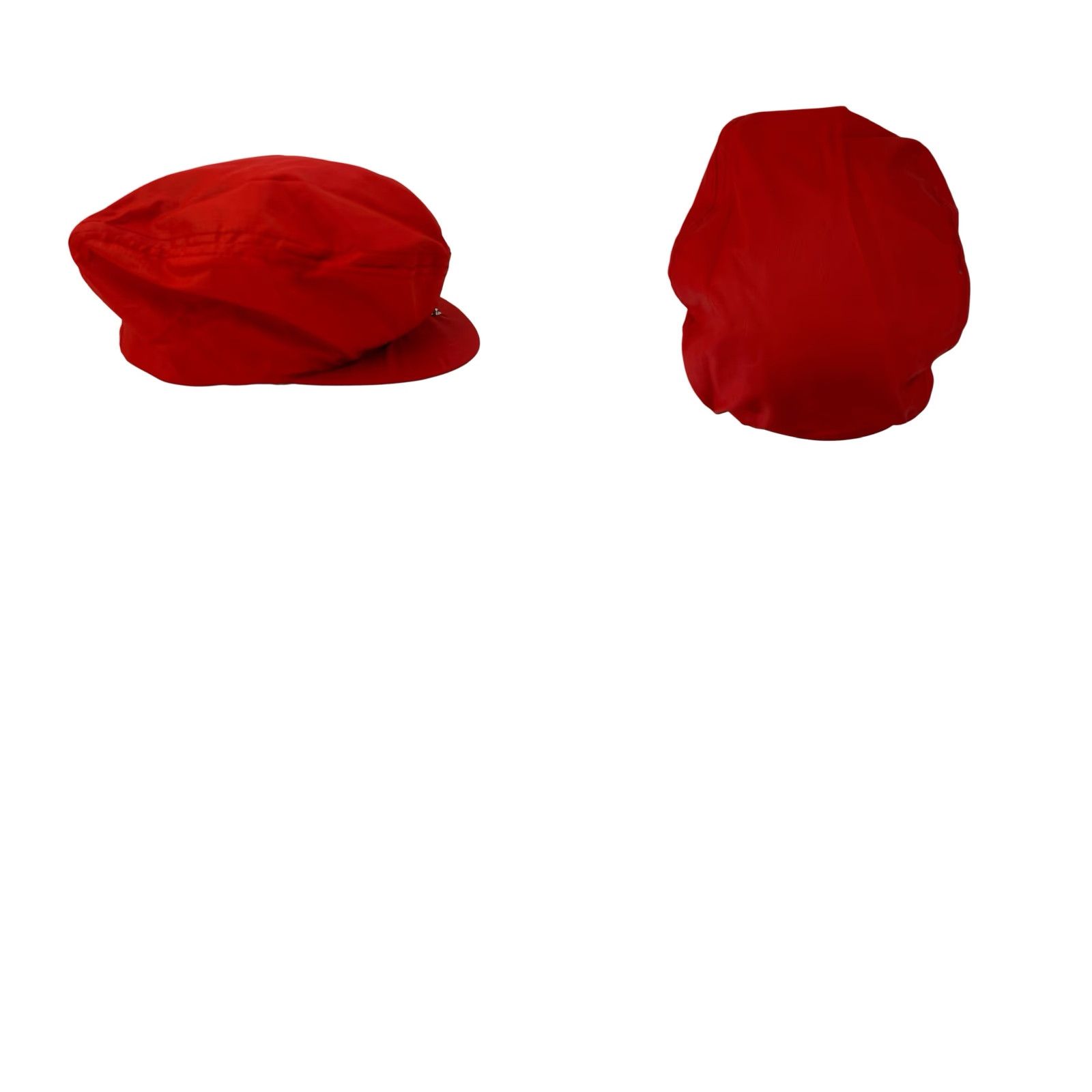 Vintage VINTAGE Cabbie Driver's Flat Cap Hat Adult M Red 90s Deadstock NWOT Made in USA Mens Size ONE SIZE - 8 Thumbnail