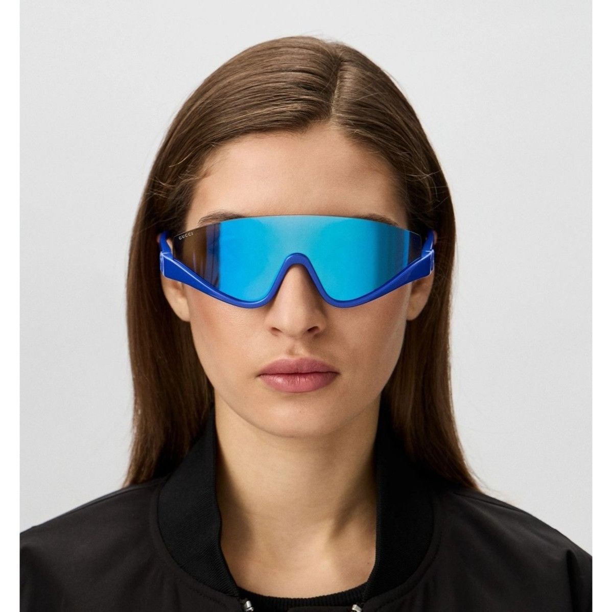 Gucci NEW GUCCI SUNGLASSES GG1650S 010 SHIELD BLUE UNISEX GUCCI Size ONE SIZE - 2 Thumbnail