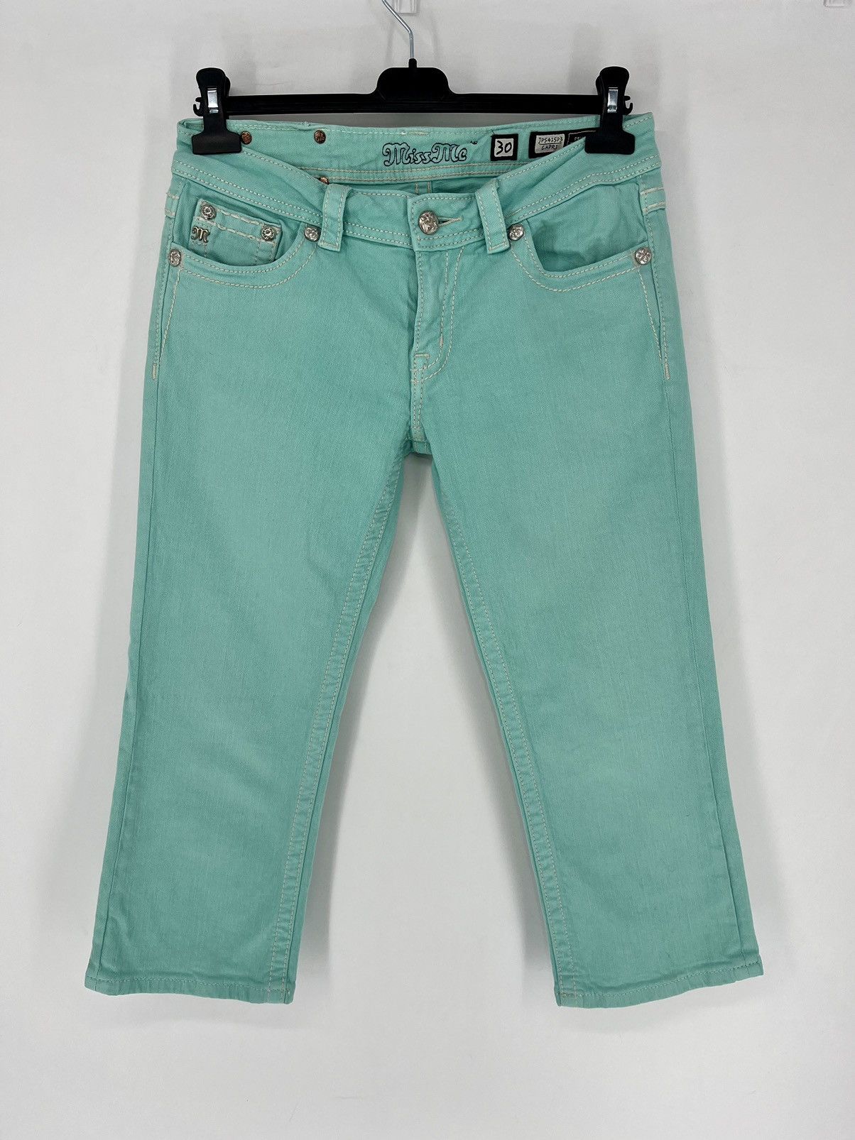 Japanese Brand × Miss Me Miss Me Easy cropped Jeans Women's Size 30 Blue Denim Size 30" / US 8 / IT 44 - 1 Thumbnail