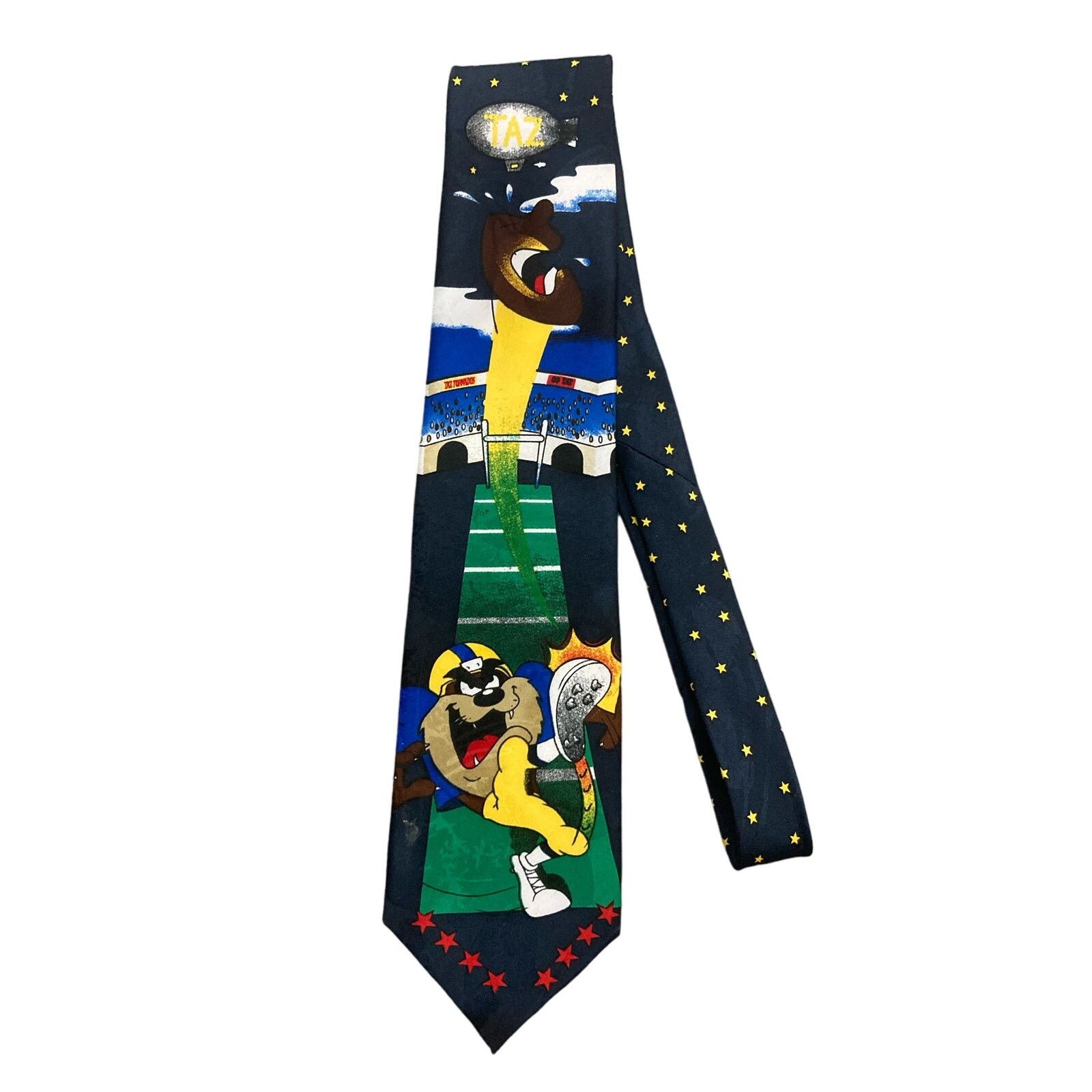 Other Vintage 1995 Looney Tunes Tazmanian Devil Football Necktie Size ONE SIZE - 1 Thumbnail
