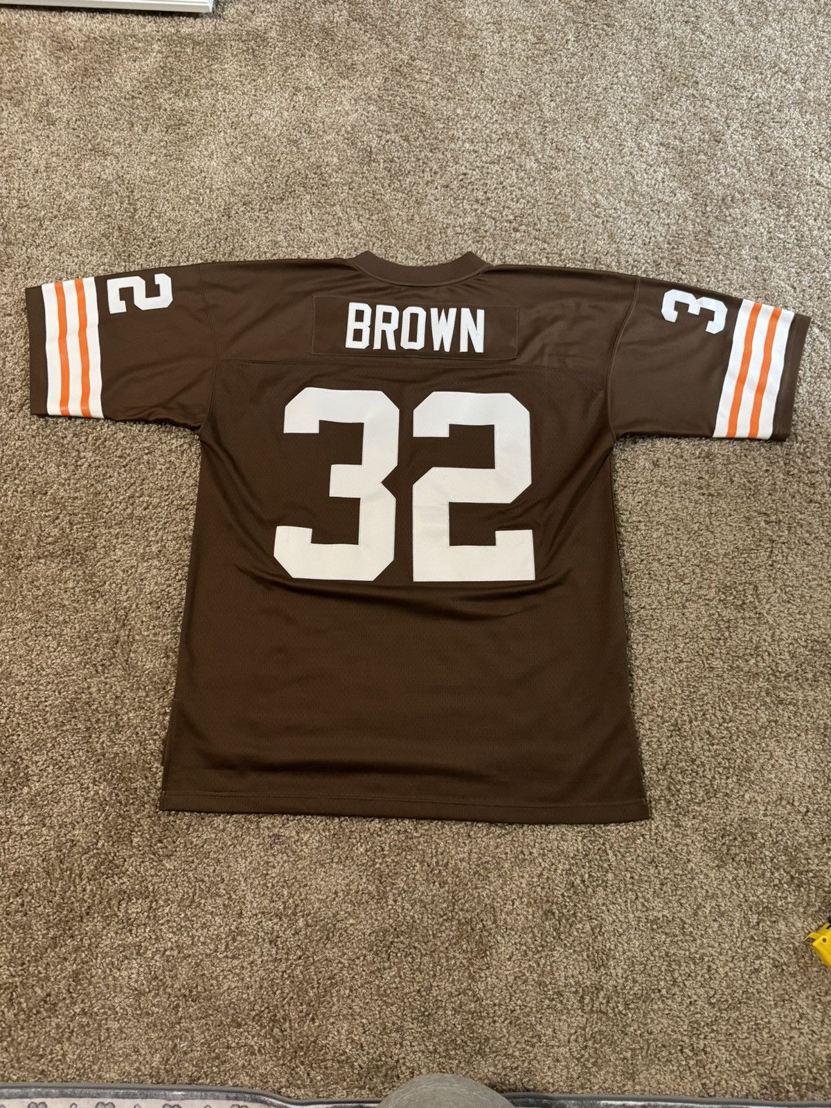 Mitchell & Ness CLEVELAND BROWNS JIM BROWN JERSEY Size US XL / EU 56 / 4 - 7 Thumbnail