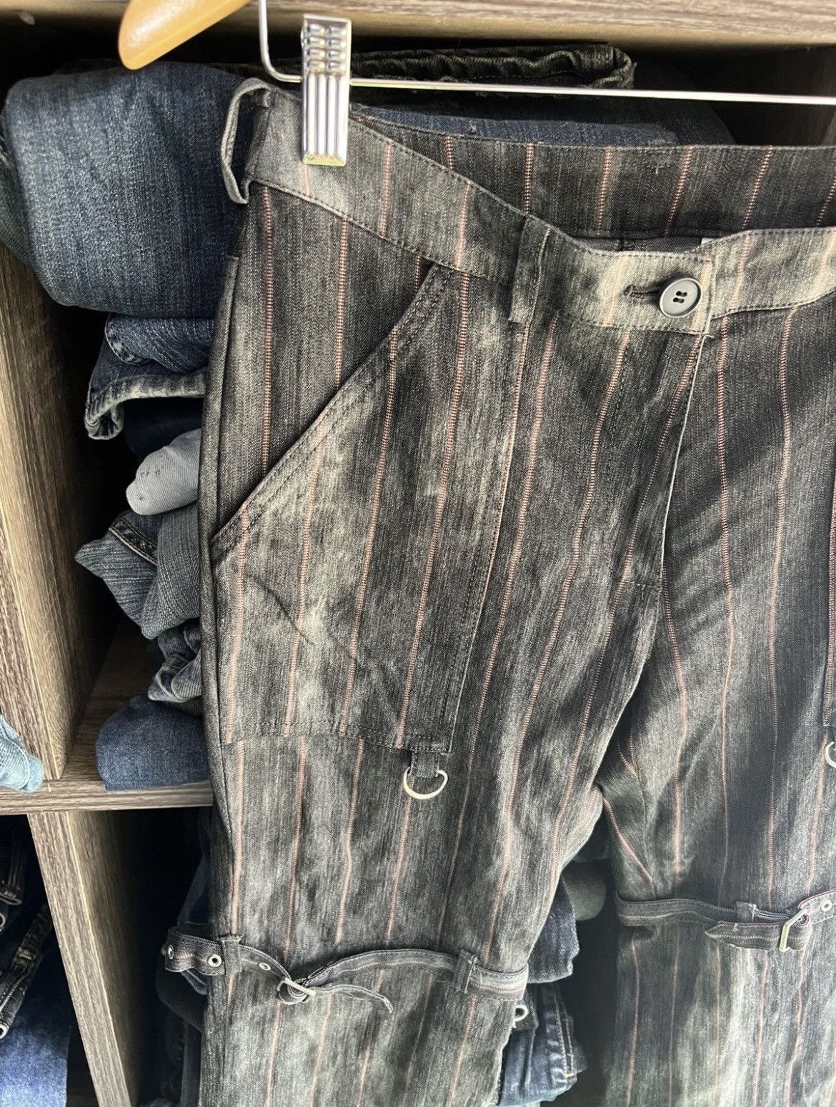 If Six Was Nine 🔥Sun Faded Caravan Punk Seditionaries Bondage Pant Size US 28 / EU 44 - 6 Thumbnail