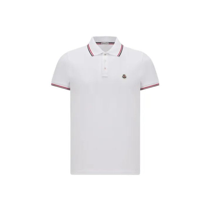 Moncler Moncler SS25 Logo Casual Short-Sleeve Polo Size US M / EU 48-50 / 2 - 1 Thumbnail