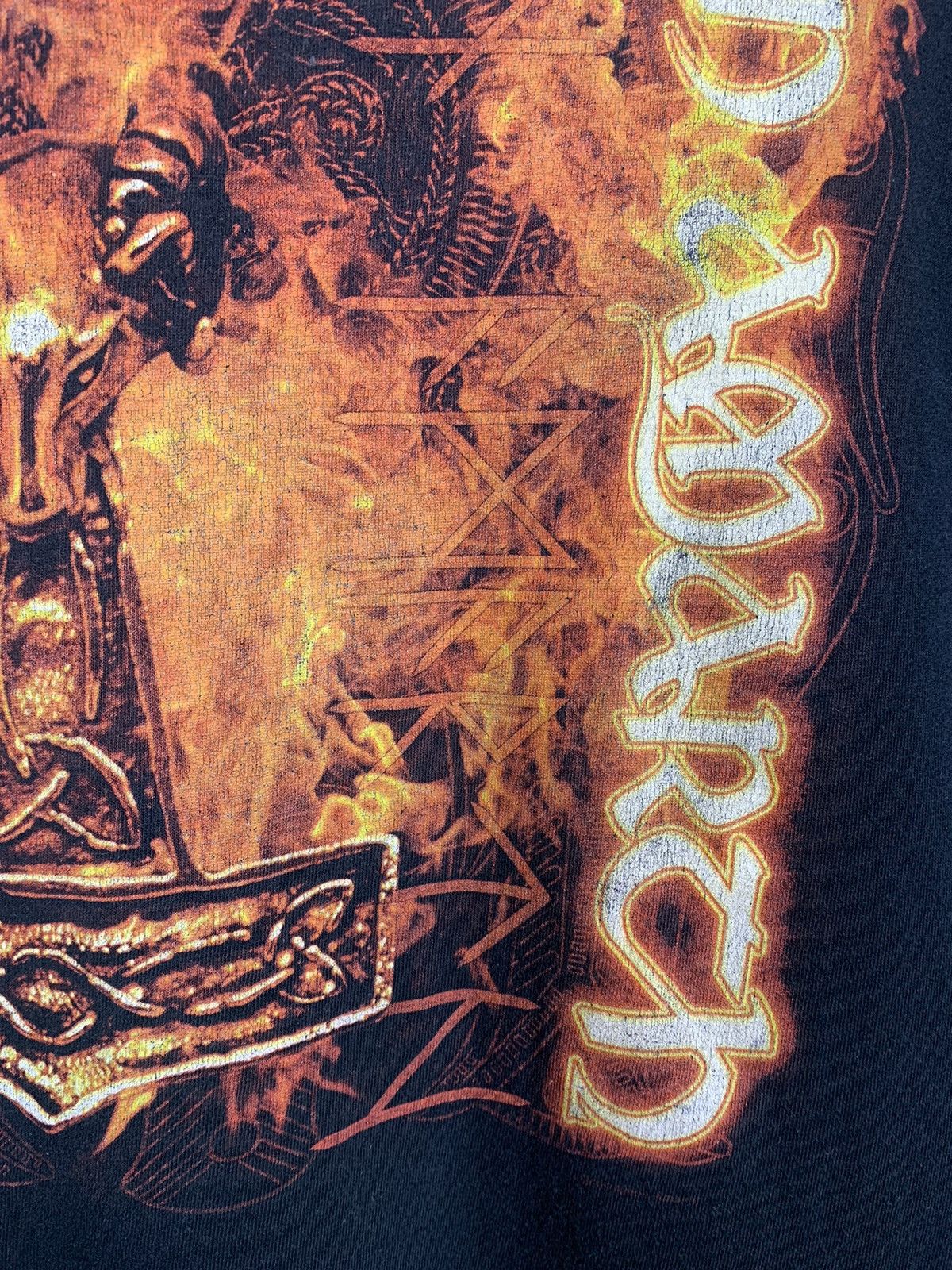 Band Tees 2009 Amon Amarth Metal Band Faded T-Shirt Size US L / EU 52-54 / 3 - 16 Thumbnail