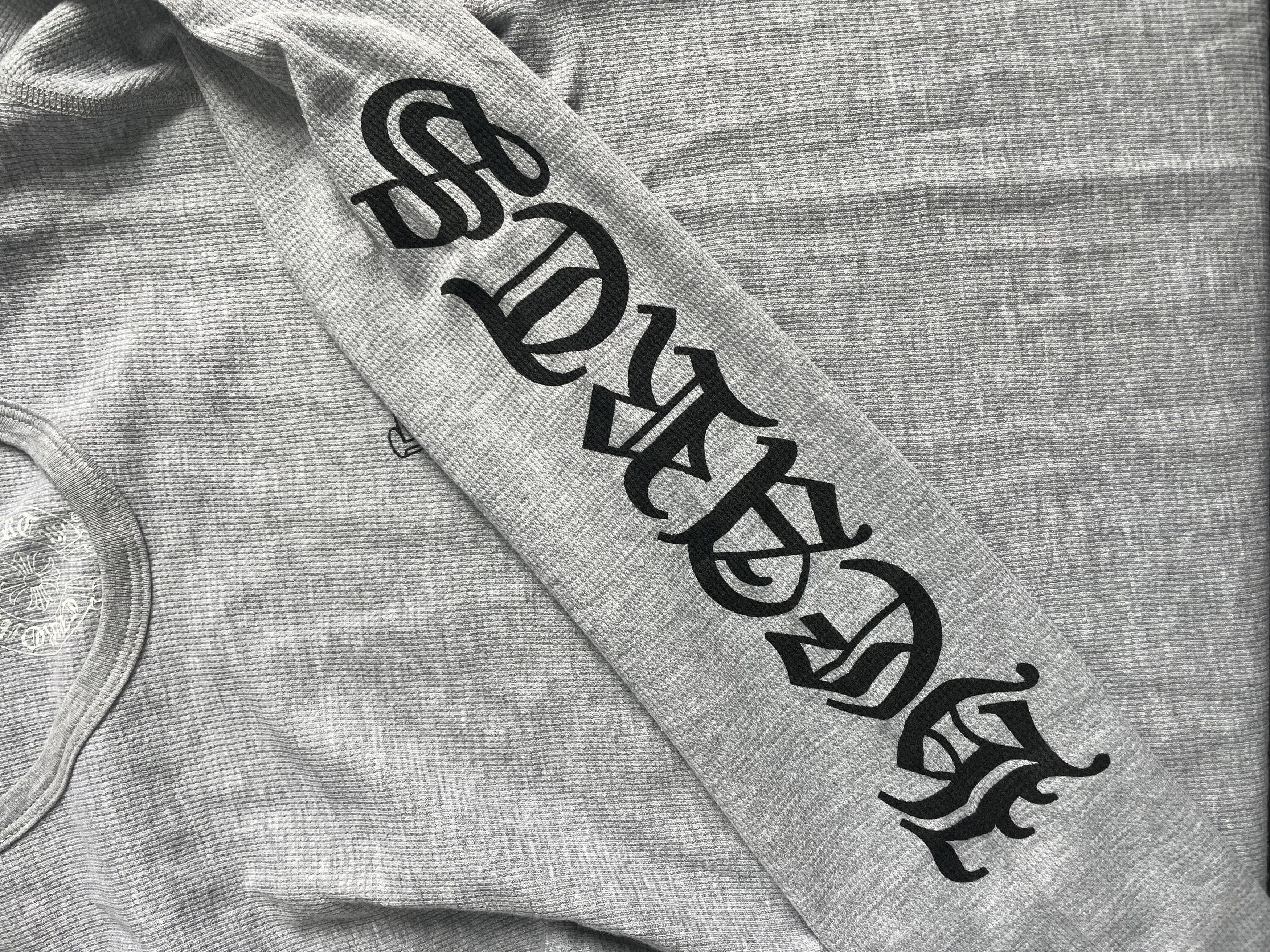 Chrome Hearts Chrome Hearts Scroll Logo Sleeve Waffle Thermal Shirt Size M / US 6-8 / IT 42-44 - 6 Thumbnail