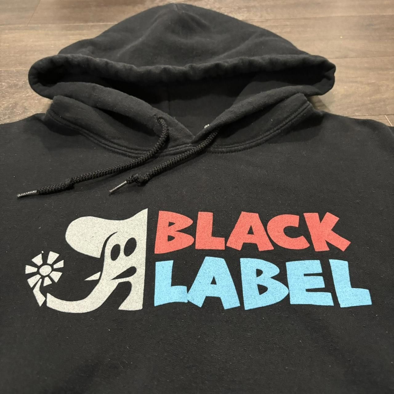 Designer Classic Black Label Skateboards Hoodie Medium Grailed