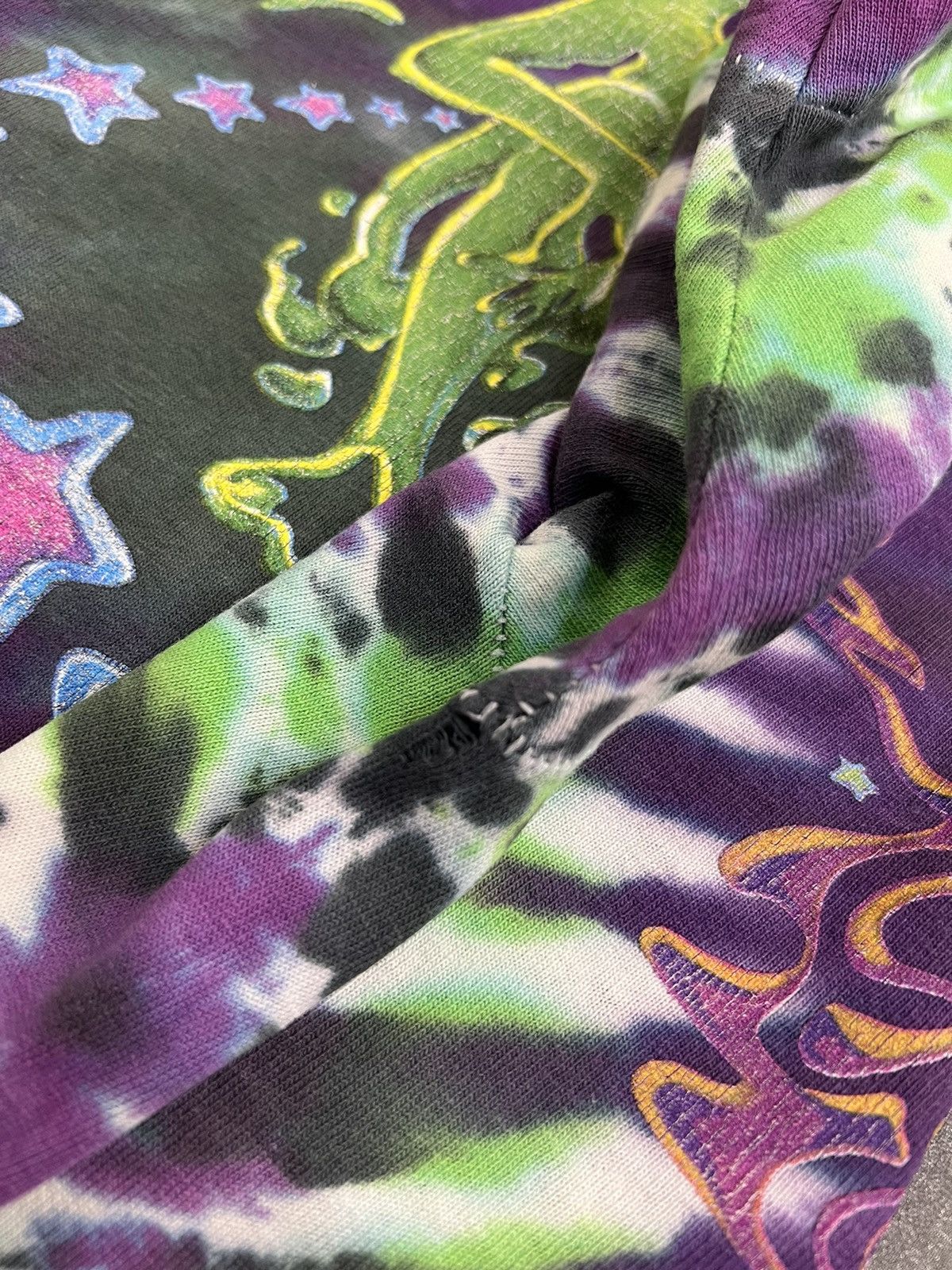 Band Tees 1990 Aerosmith Tie Dye Tee Size US L / EU 52-54 / 3 - 8 Thumbnail