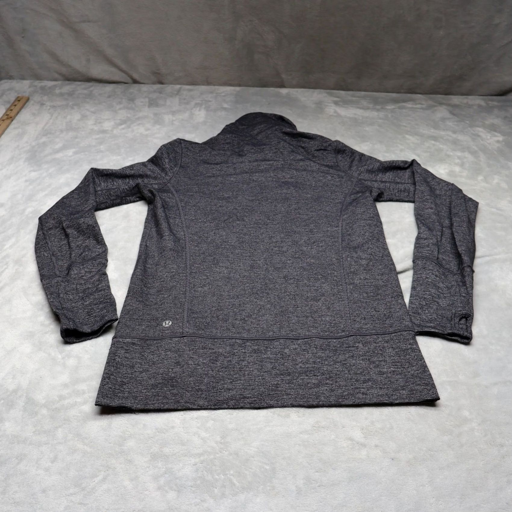 Lululemon Lululemon Jacket Women Gray Heathered In Stride Full Zip Athletic Training Gym 8 Size M / US 6-8 / IT 42-44 - 7 Thumbnail