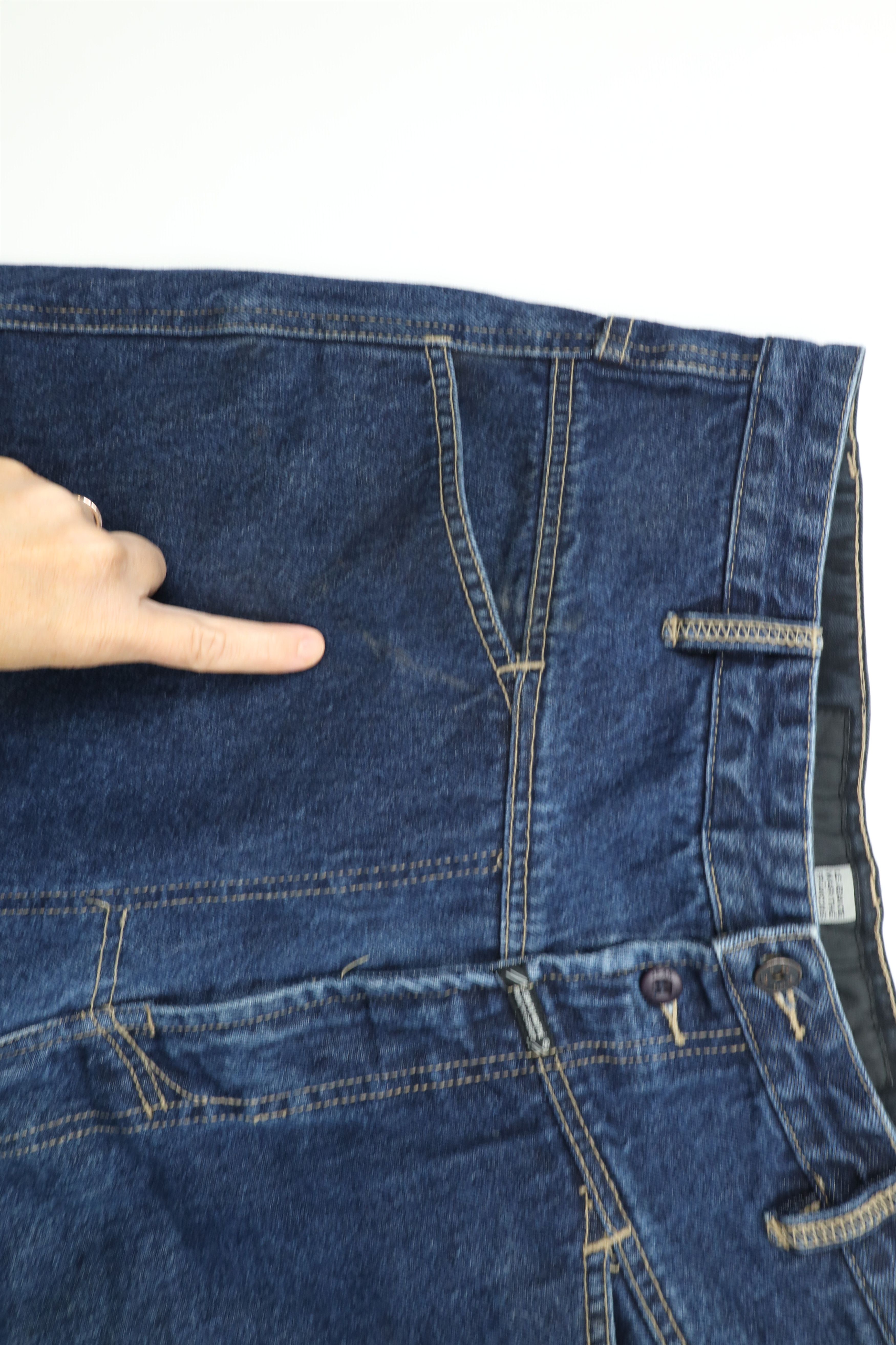 Marithe + Francois Girbaud × Vintage Vintage 90s Marithe Francois Girbaud Fit Denim Shorts Size US 34 / EU 50 - 5 Thumbnail