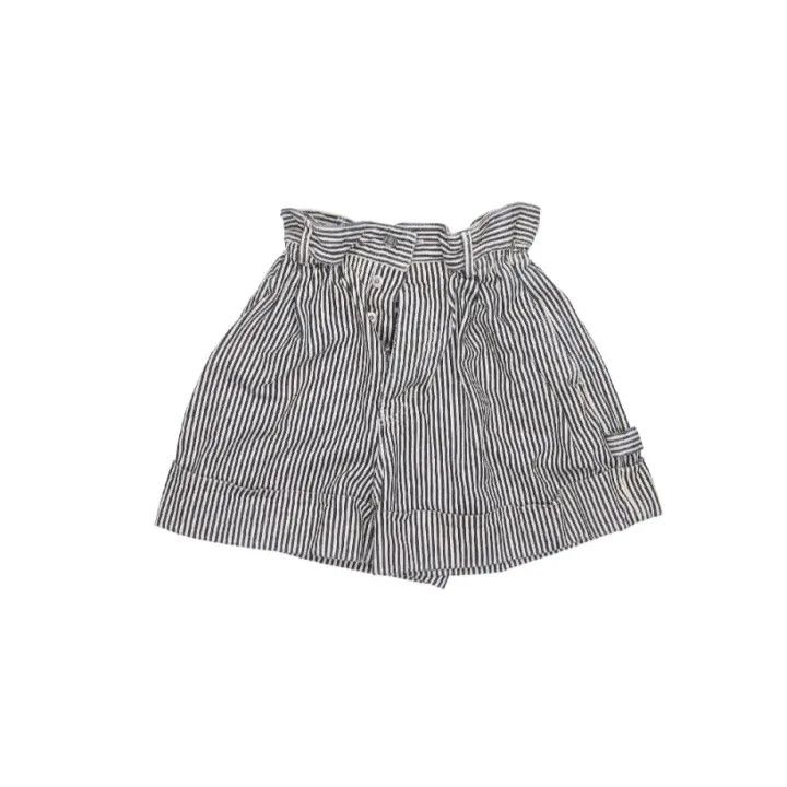 Miu Miu Miu Miu Striped Comfort Shorts in Blue and White 0079 Size 40" / US 18 - 1 Thumbnail