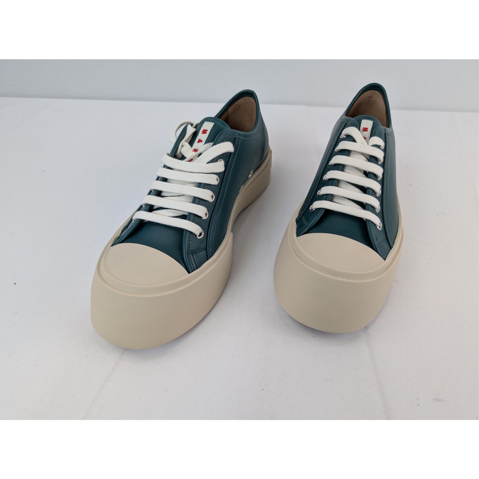 Marni o1rshd1 Pablo low-top sneakers in green and beige Size US 9 / EU 42 - 8 Thumbnail