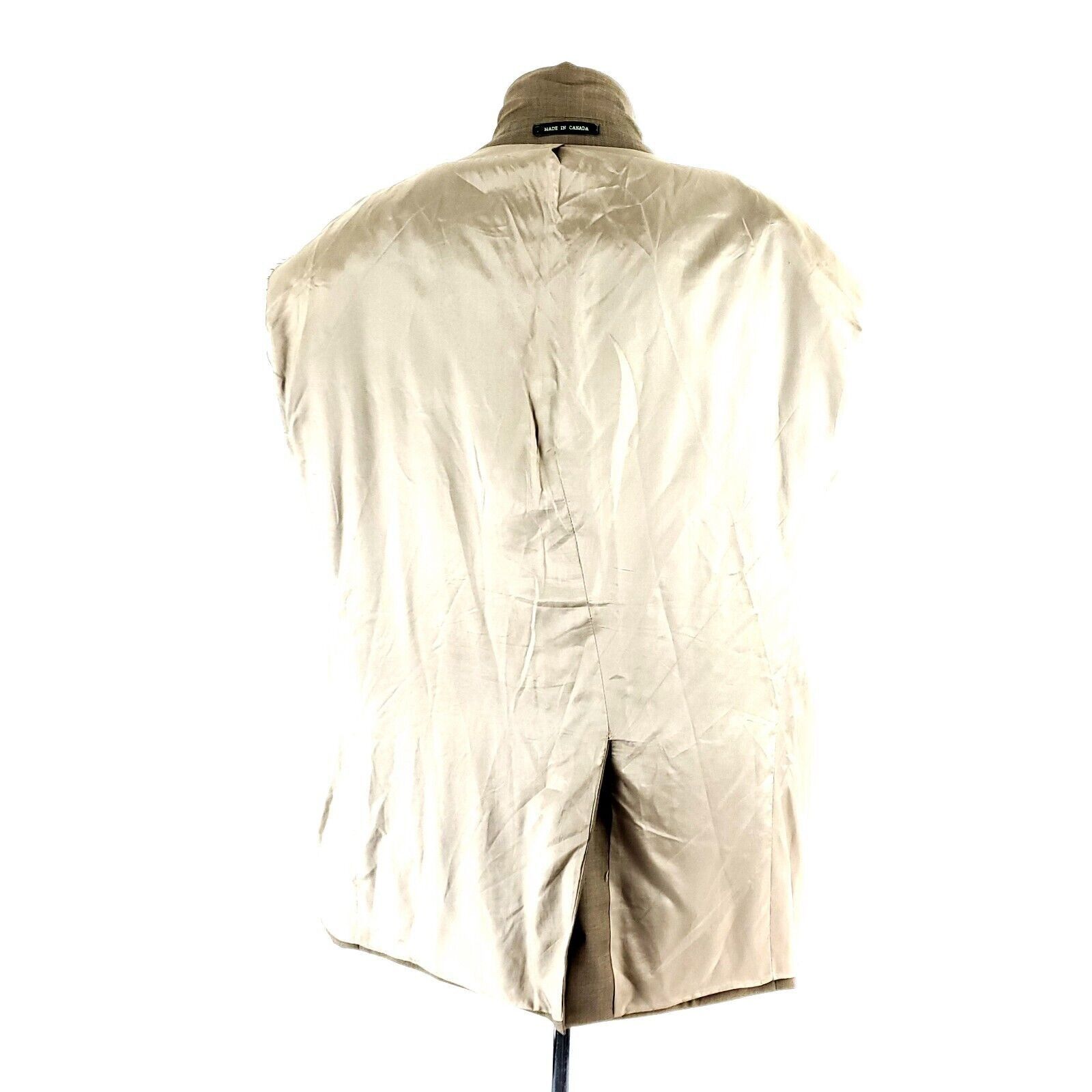 Lauren Ralph Lauren Lauren Ralph Lauren Wool 2 Button Blazer 44R Tan Glen Plaid Size 44R - 12 Thumbnail