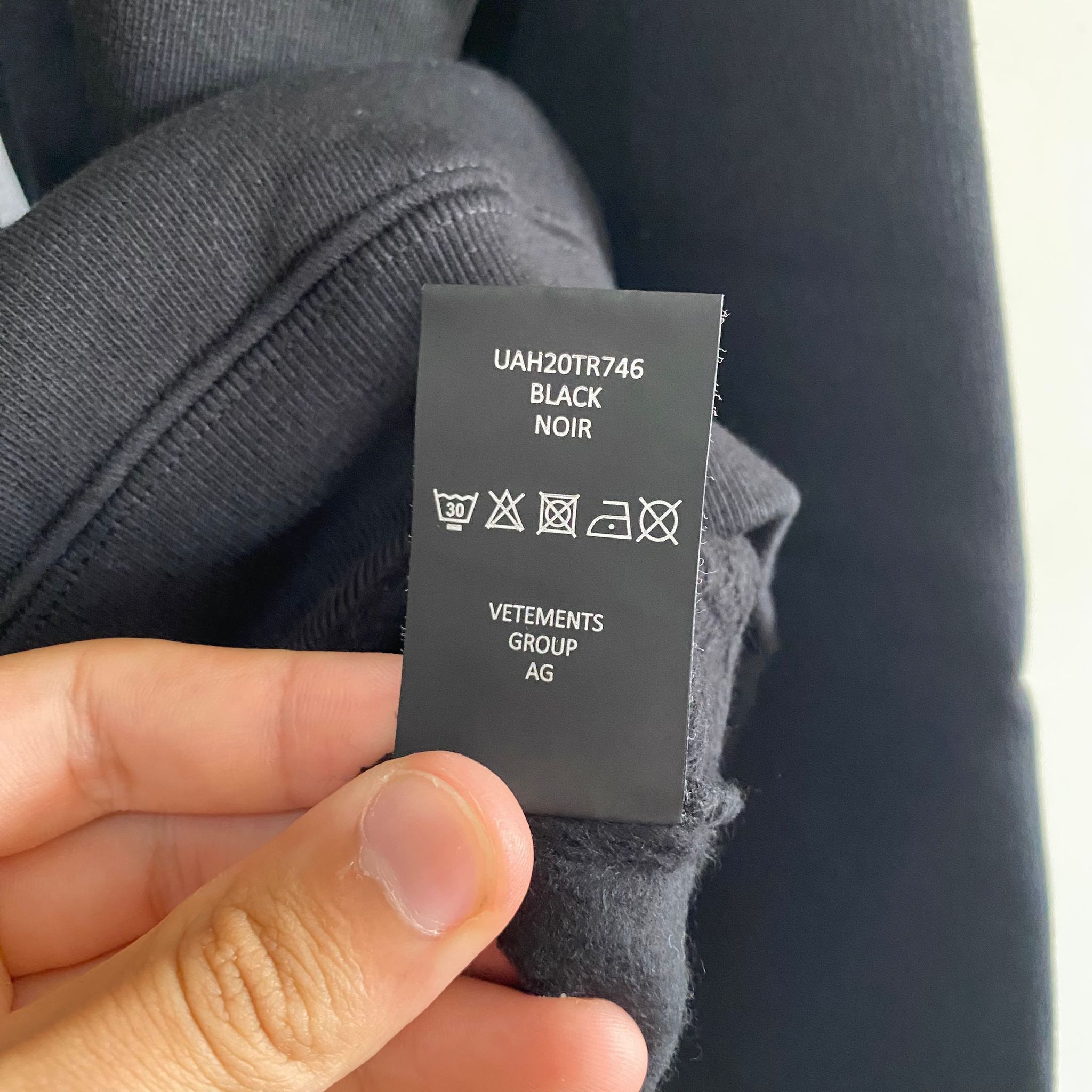 Vetements Black Interpol Oversized Hoodie Size S / US 4 / IT 40 - 8 Thumbnail