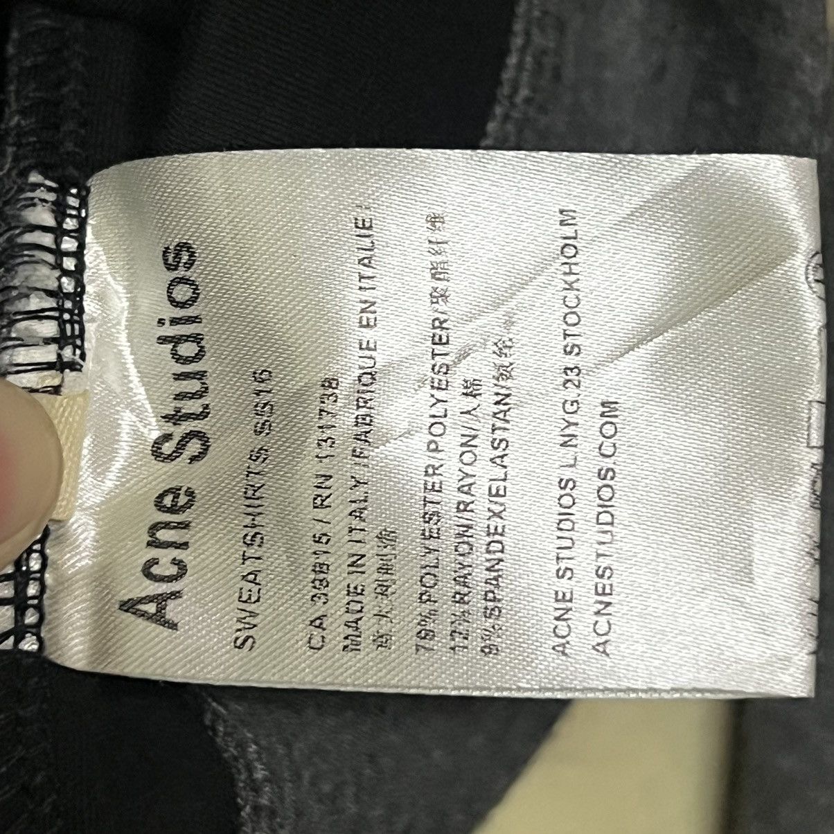 Acne Studios Acne Studios Big Logo Sweatshirt Size US L / EU 52-54 / 3 - 10 Thumbnail