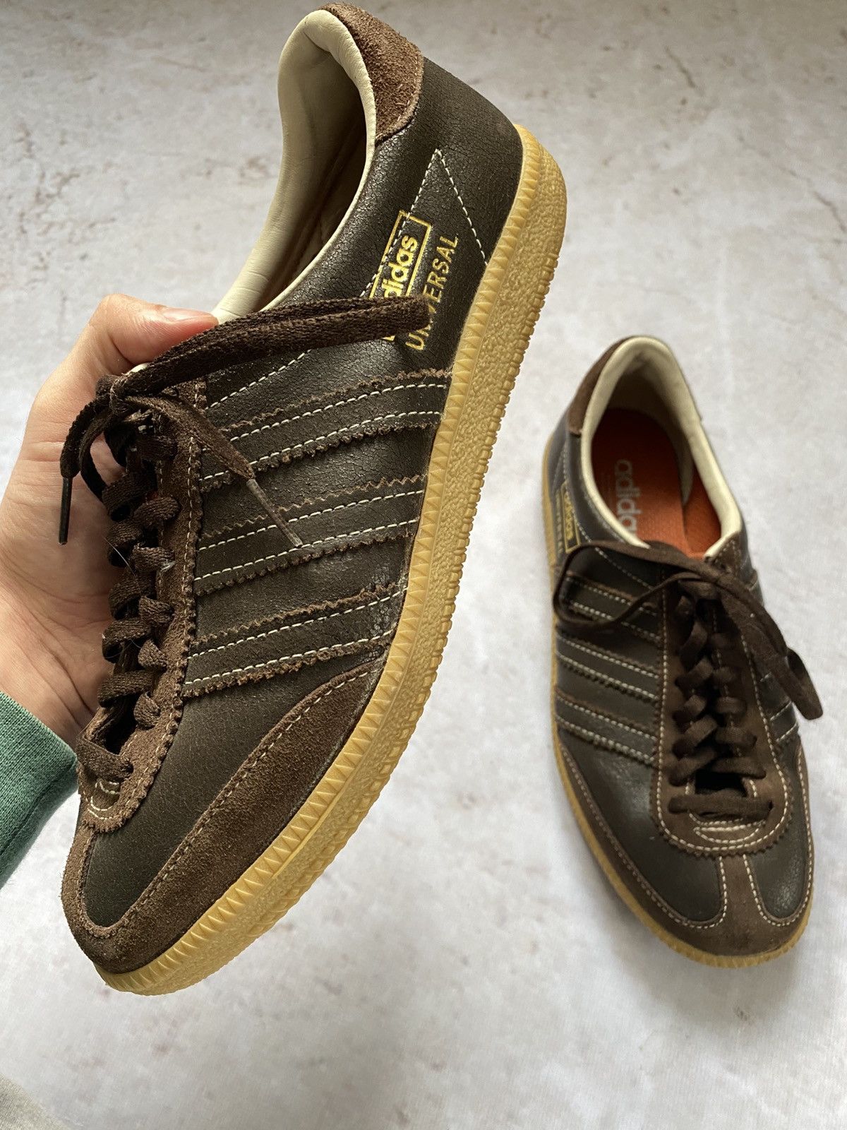 Adidas × Vintage Rare Adidas Universal 2007 Samba Brown Shoes Size US 7 Size US 7 / EU 40 - 5 Thumbnail