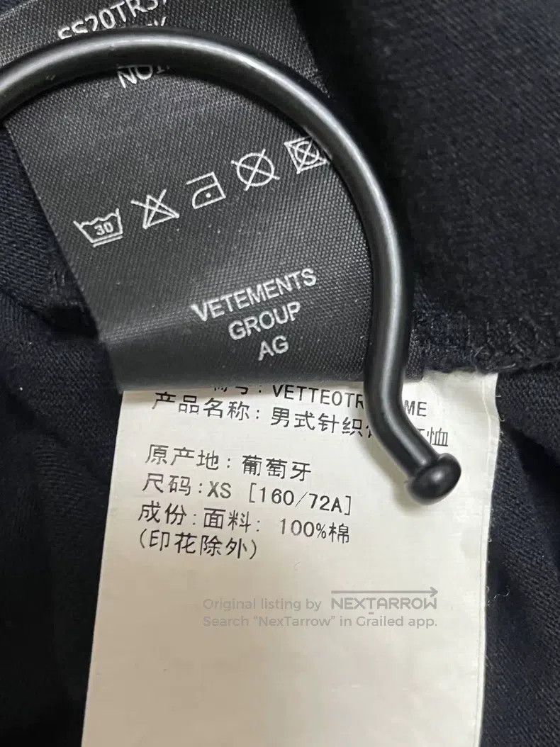 Vetements Vetements Front and Back Printed Pattern Short Sleeve Size US XS / EU 42 / 0 - 6 Thumbnail