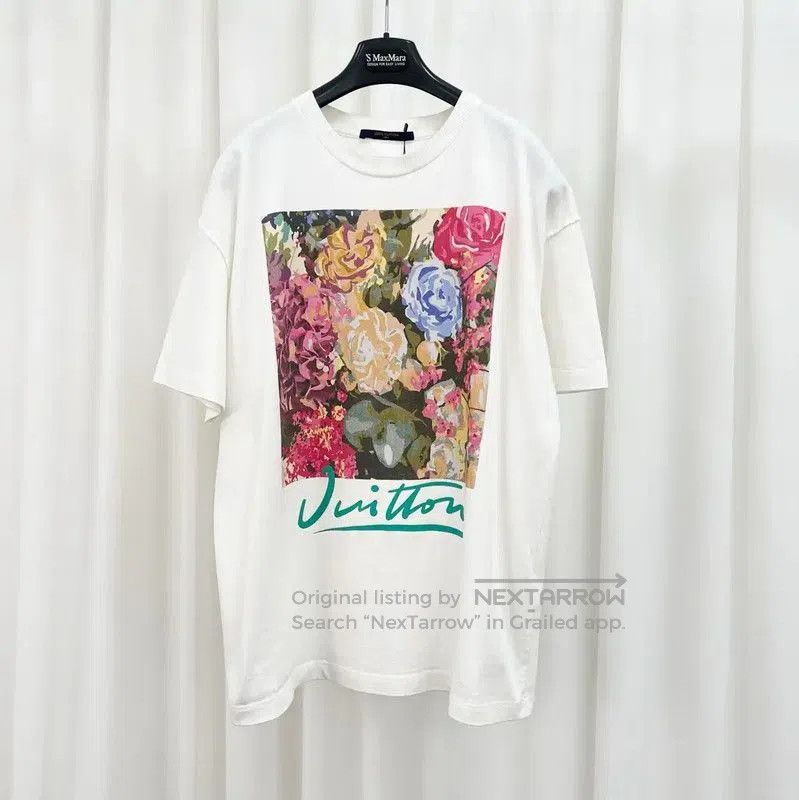 Louis Vuitton Louis Vuitton Summer Logo Floral T-Shirt . Size US M / EU 48-50 / 2 - 1 Thumbnail