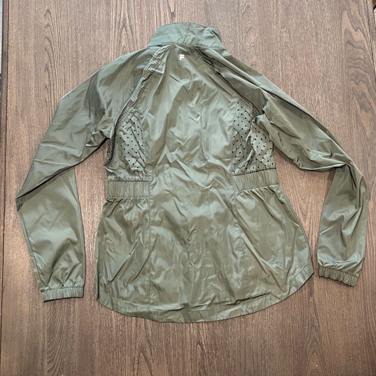 Fila NWOT Fila Womens Army Green Rain Jacket - Size S Size S / US 4 / IT 40 - 3 Thumbnail
