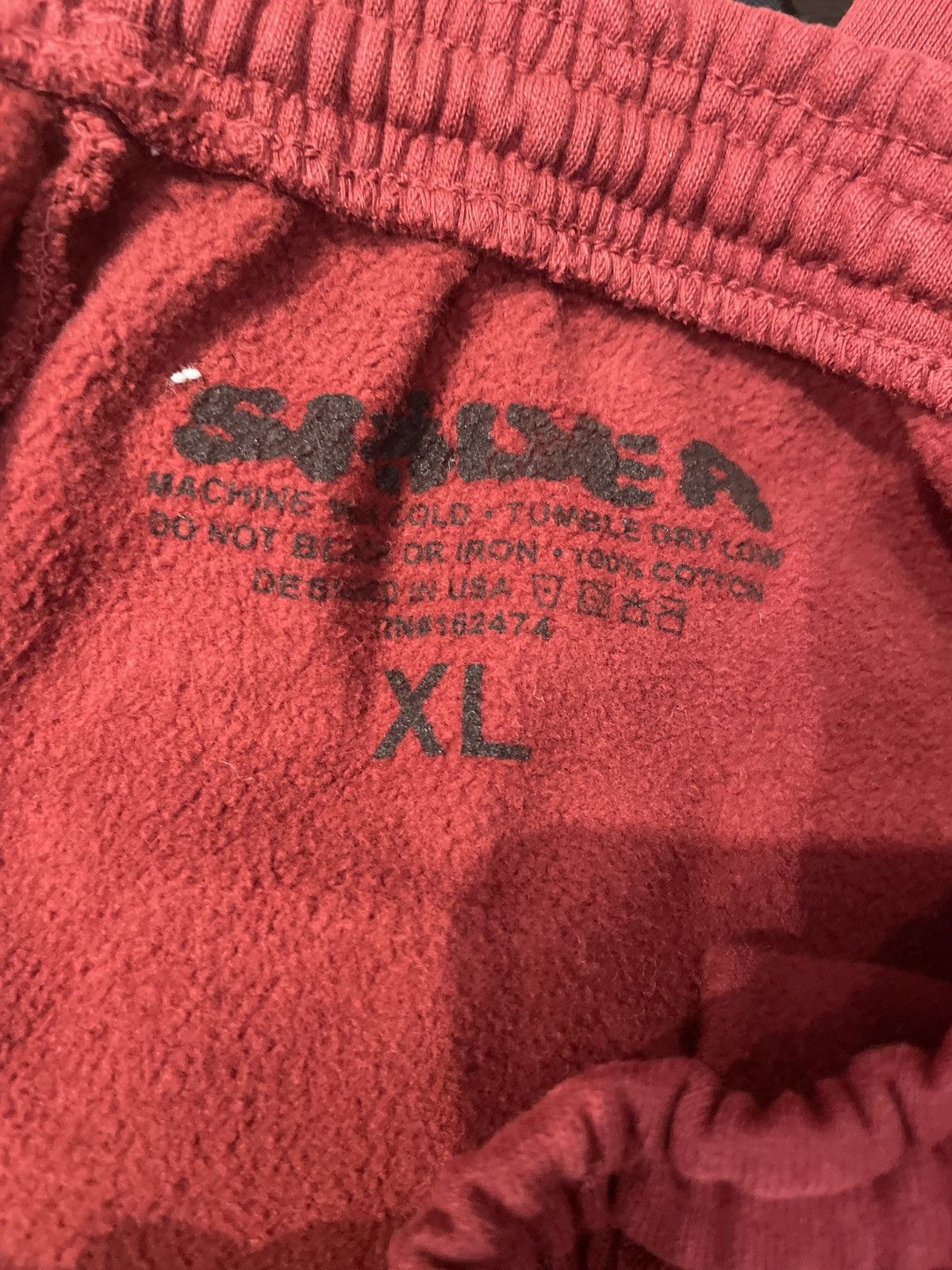 Sp5der Spider Burgundy Sweatpants XL Size US 36 / EU 52 - 3 Thumbnail