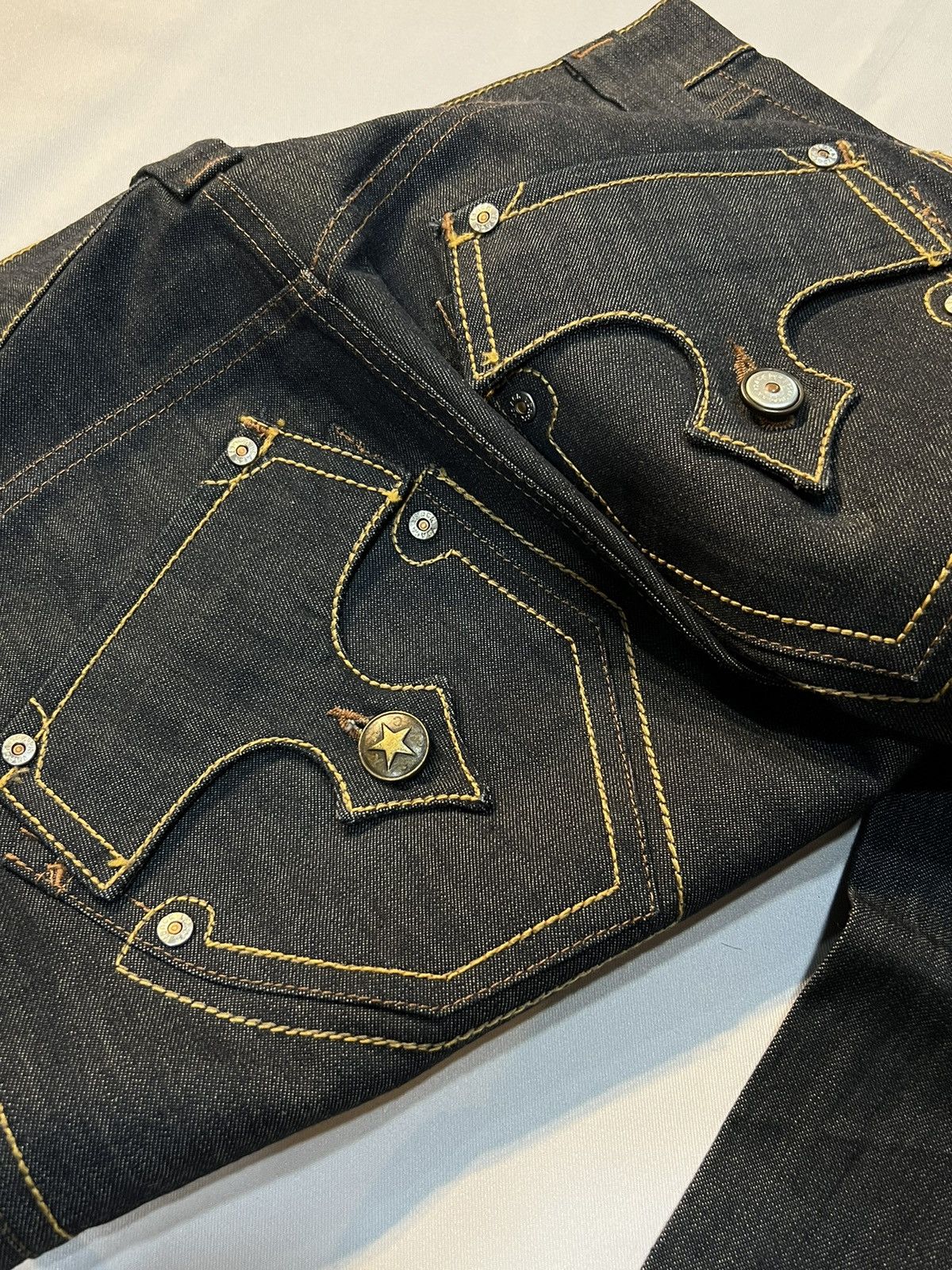 Other Ysack by PIERO FERRAGINA DESIGNER ITALY, DENIM JEANS Size US 33 - 7 Thumbnail