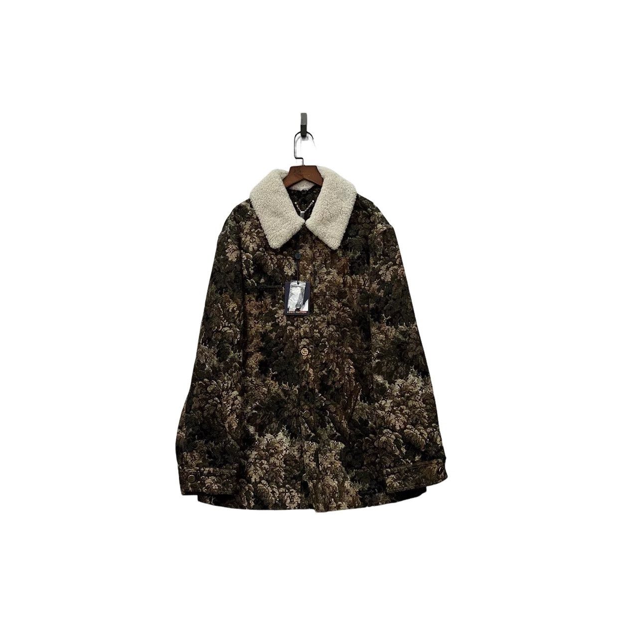Louis Vuitton Louis Vuitton Jacquard Shearling Jacket Size M Size US M / EU 48-50 / 2 - 1 Thumbnail