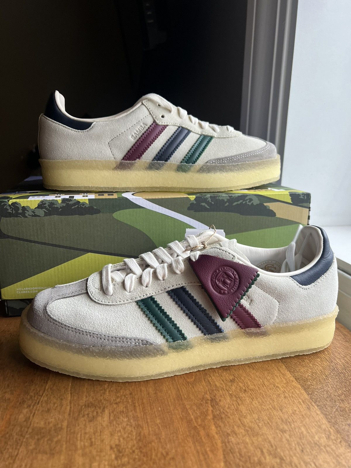 Adidas × Clarks × Kith Kith Adidas Clarks MultiColor 8th Street Samba Kithmas Size US 8.5 / EU 41-42 - 2 Thumbnail