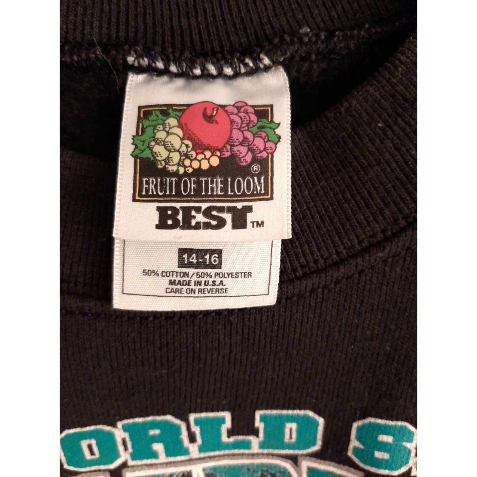 Vintage VINTAGE Florida Marlins World Series Champions Sweatshirt Miami 90s Boys M Sweatshirt Size US M / EU 48-50 / 2 - 3 Thumbnail