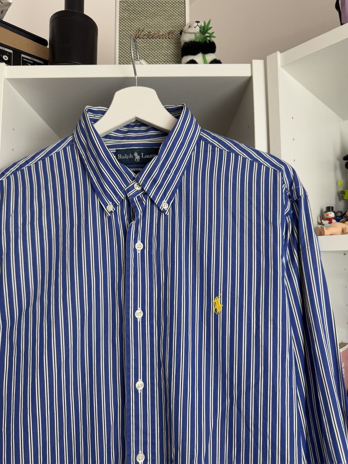 Designer × Polo Ralph Lauren × Ralph Lauren Vintage y2k Polo Ralph Lauren striped longsleeve shirt M 90s Size US L / EU 52-54 / 3 - 3 Thumbnail