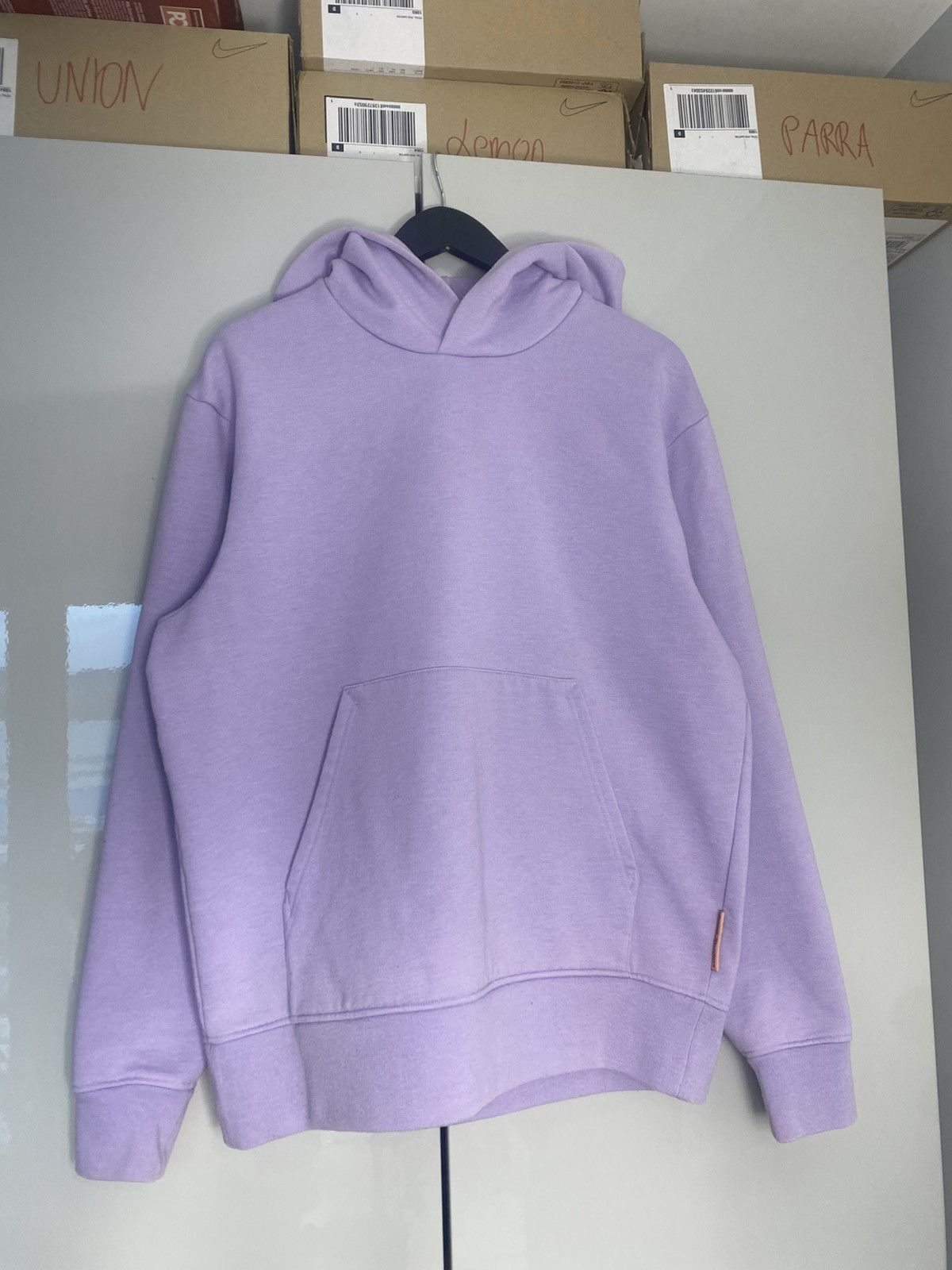ACNE STUDIOS FORRES PINK Label Hoodie