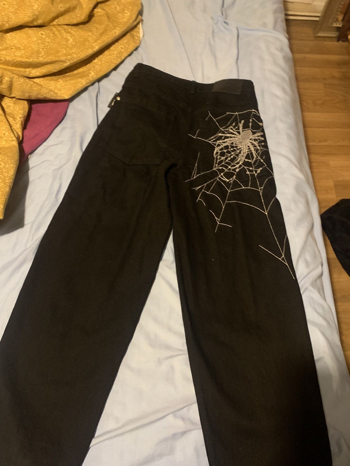 Derschutze Derschutze black spider raw denim jeans Size US 26 / EU 42 - 4 Thumbnail