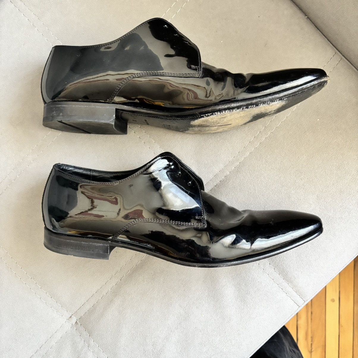 Hugo Boss Hugo Boss classic patent leather shoes No Box Size US 8.5 / EU 41-42 - 3 Thumbnail